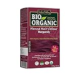 Indus Valley Bio Organic Natural Henna Hair Color Burgundy 100gm| 100% Gray Hair Coverage And Long Lasting Hair Dye | Vegan and Cruelty-Free