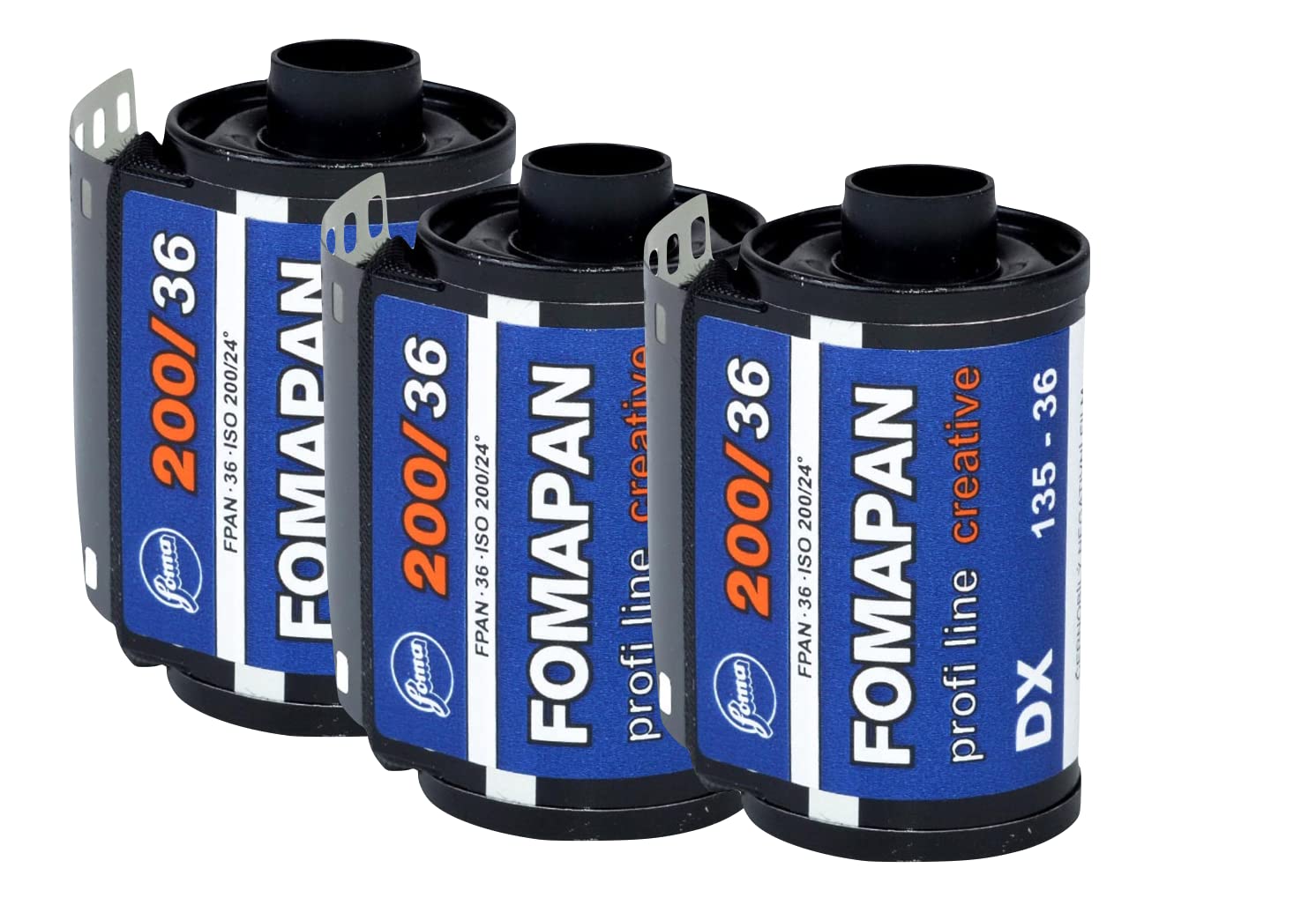 FOMAPAN Creative 200 135/36 - Pellicola 3 x 35 mm bianco/nero