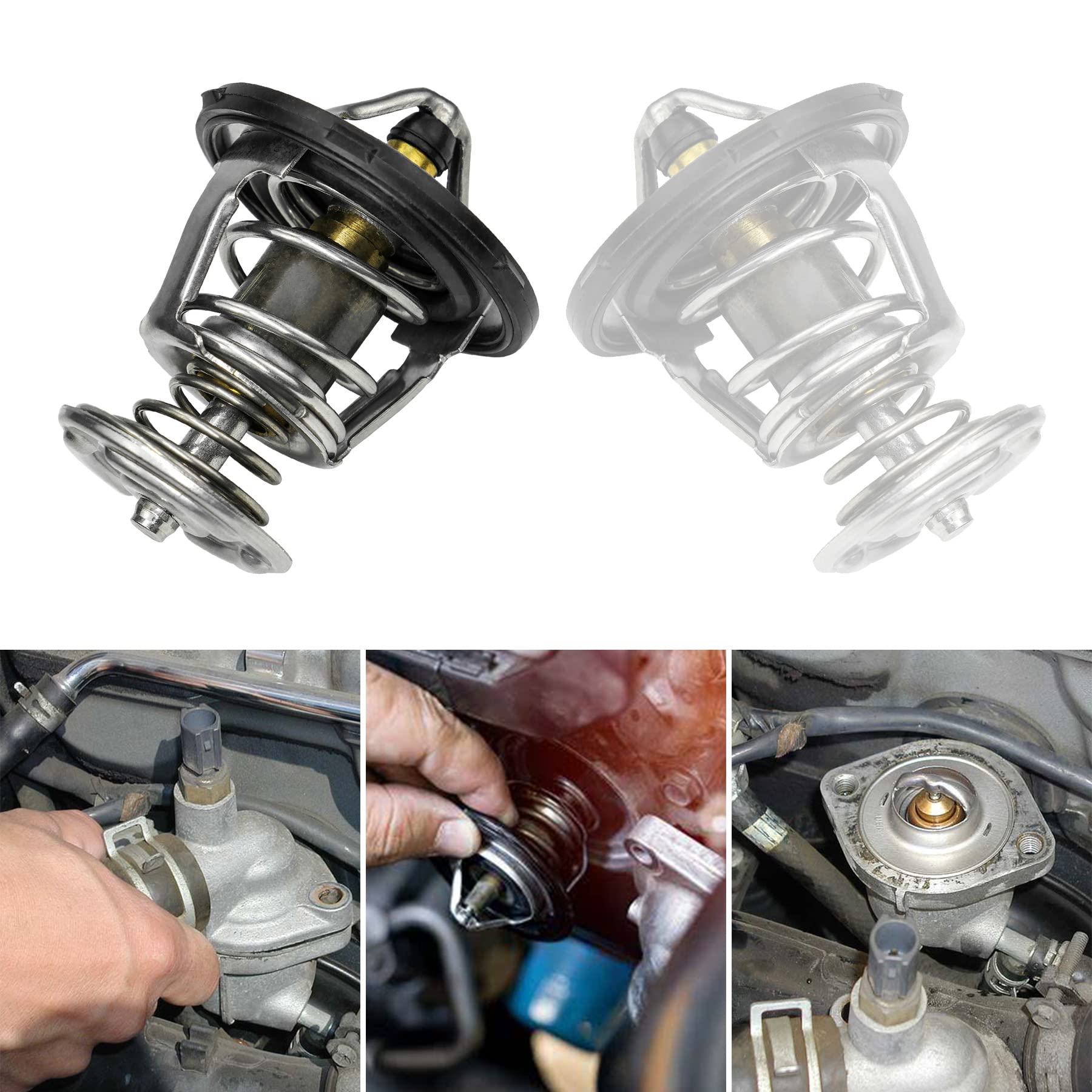 Amazon | ガスケット交換付きエンジンサーモスタット 131-160