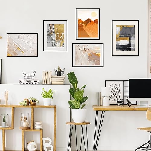 Miniatura 7 de Fixwal Juego de 2 marcos flotantes negros de 11 x 14 pulgadas, marco de fotos de doble vidrio para fotos de 11 x 14 pulgadas o más pequeños, hecho