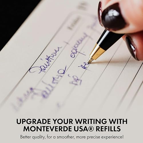 Miniatura 5 de Monteverde Superbroad - Recambio de bolígrafo para bolígrafos Parker, paquete de 6, color azul (P153BU)