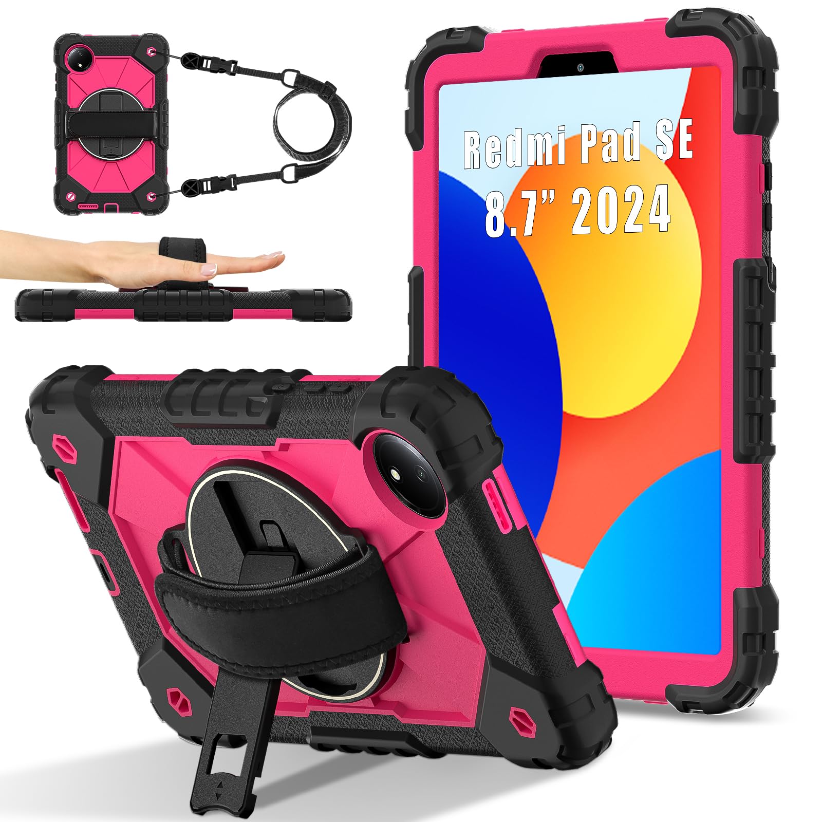 Housse silicone robuste Redmi Pad SE 8.7 finition silicone - 8