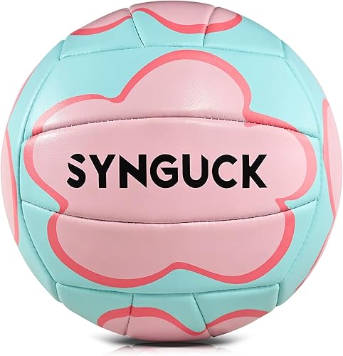 Size 5 Volleyball,Official Soft Indoor Outdoor Volleyballs Sports Training Game Play Ball for Youth, Teenager, Adult