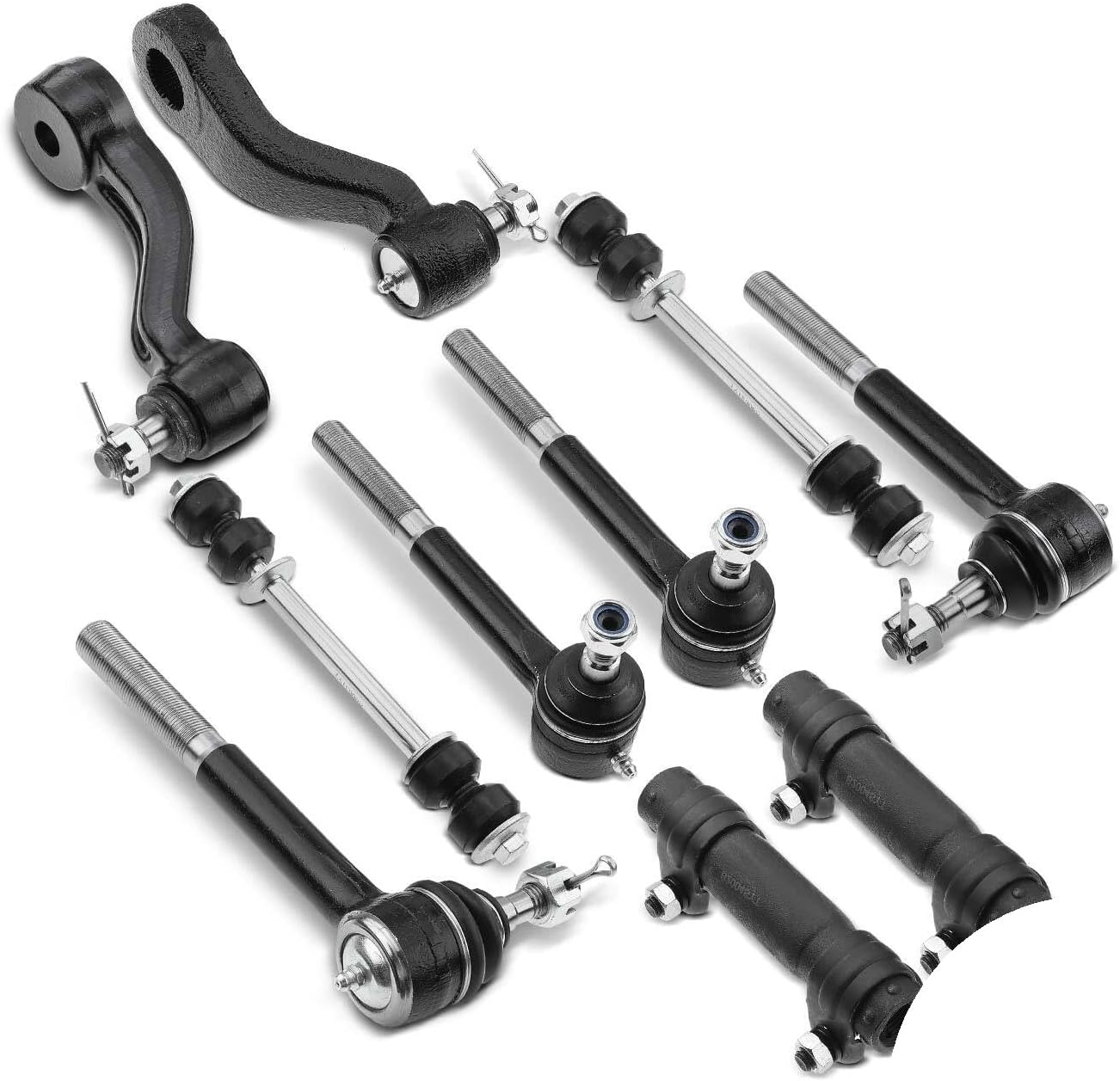 Replacement Parts for 10x Idler Arm&Pitman Arm&Tie Rod End&Sway Bar Link for Chevy GMC Cadillac Mod-AP88P-22579