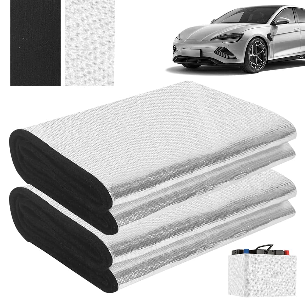 Tapis de batterie contre la surchauffe moteur plaque isolante voiture marine lot de 2