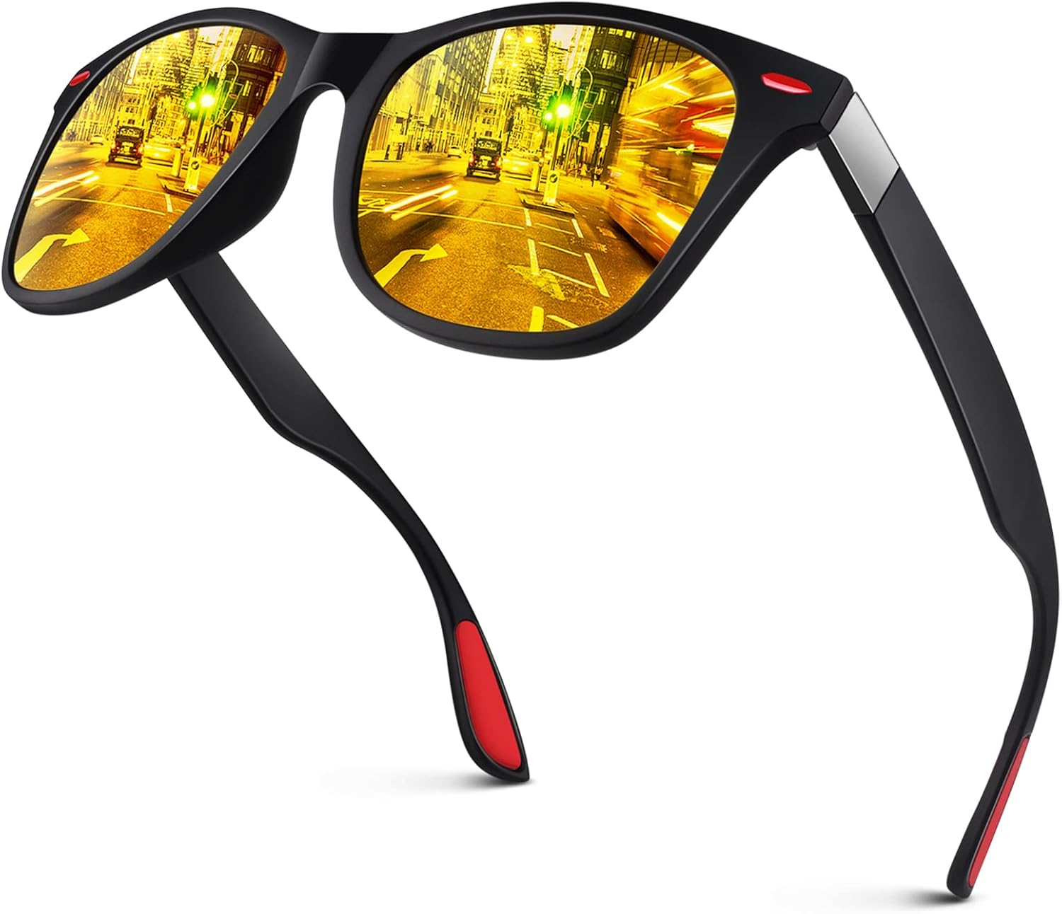 LINVO Gafas de sol polarizadas para hombres y mujeres para conducir pescar golf HD UV400 LINVO Gafas de sol polarizadas para hombres y mujeres para conducir pescar golf HD UV400