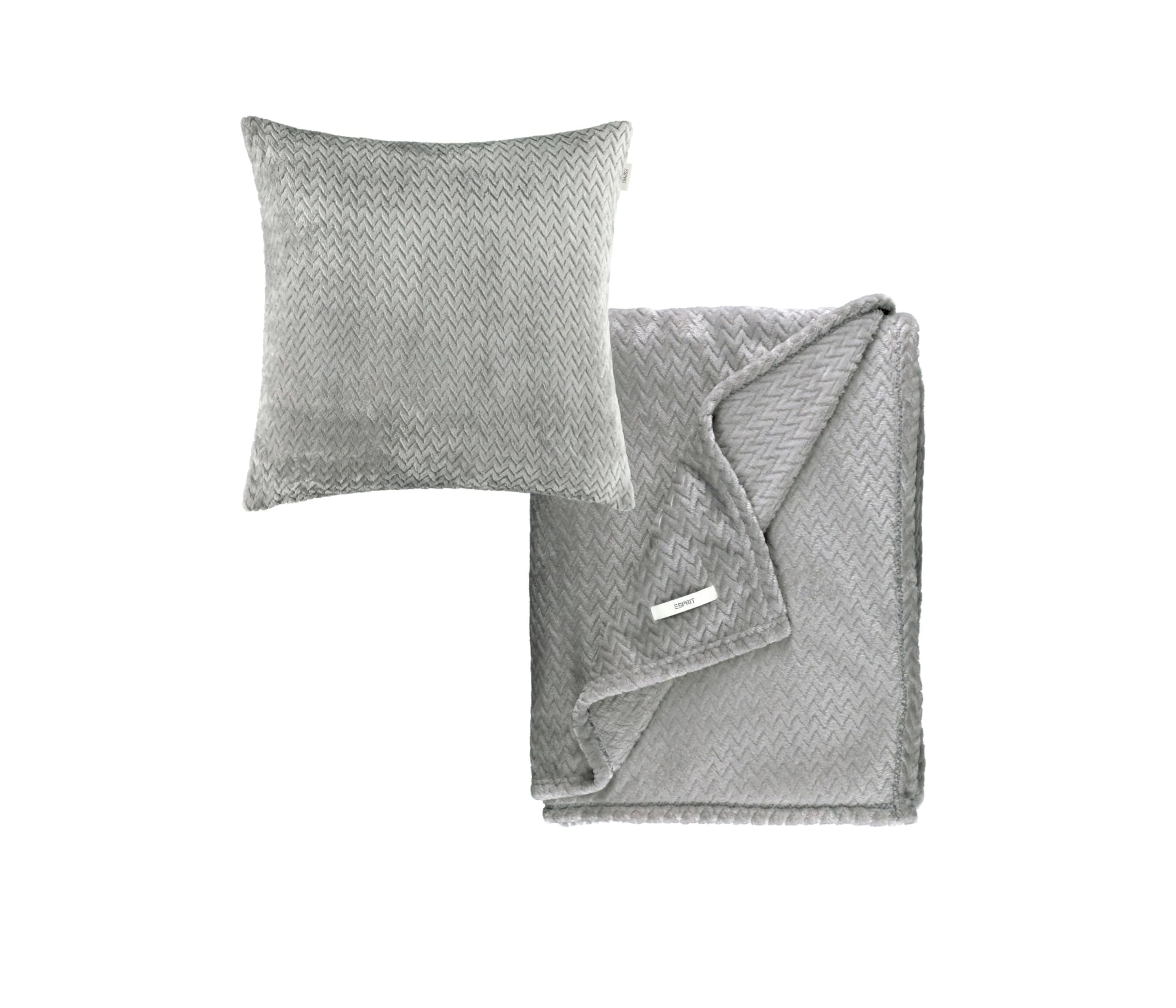 Couverture douillette 140x190 avec taie d'oreiller pour canapé moelleux