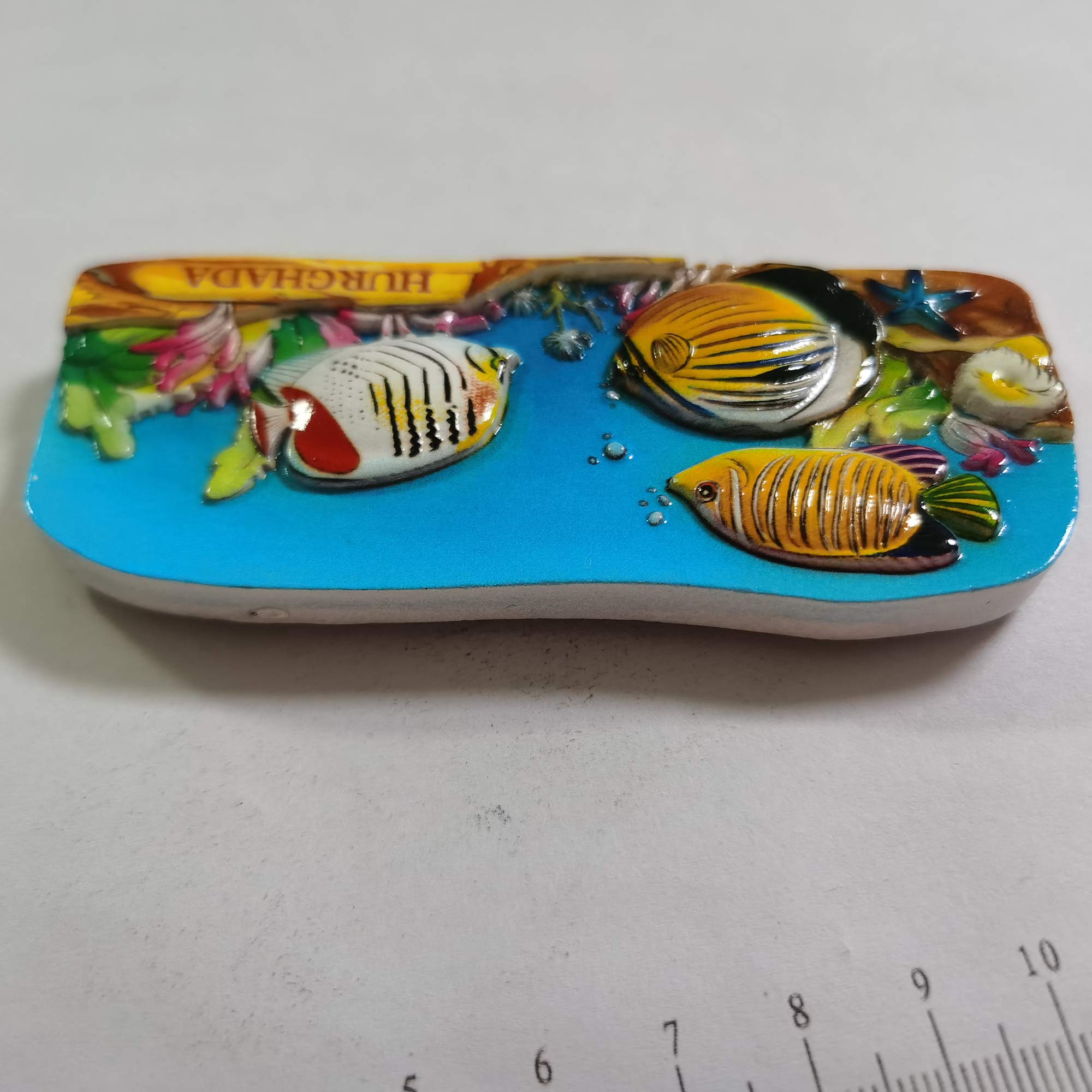 Magnete Frigorifero 3D Pesce – Souvenir Di Hurghada, Egitto – Artigianale In Resina – Regalo Viaggio