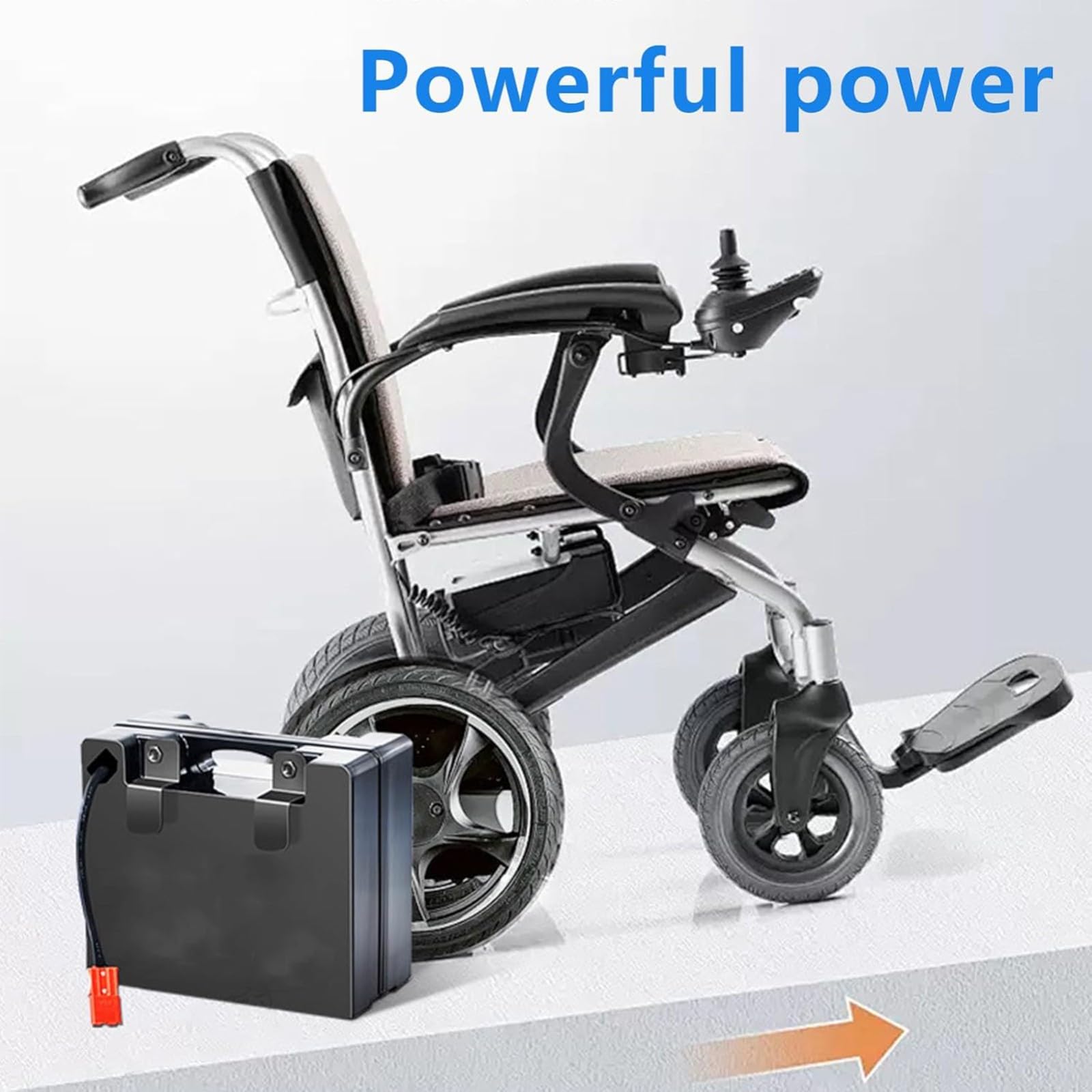Batería para Silla De Ruedas Eléctrica, 24 V 10 Ah 12 Ah 15 Ah 20 Ah, Batería De Repuesto para Silla De Ruedas Eléctrica, Conector Anderson Rojo.