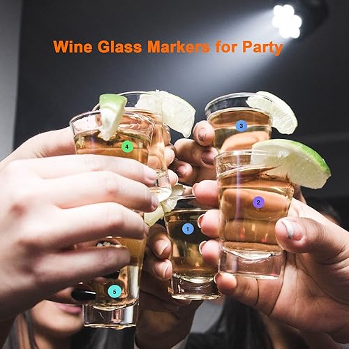 Miniatura 4 de 2 juegos de pegatinas numéricas (número 1-300), pegatinas holográficas autoadhesivas para organizar botellas de esmalte de uñaspalitos de muestra de