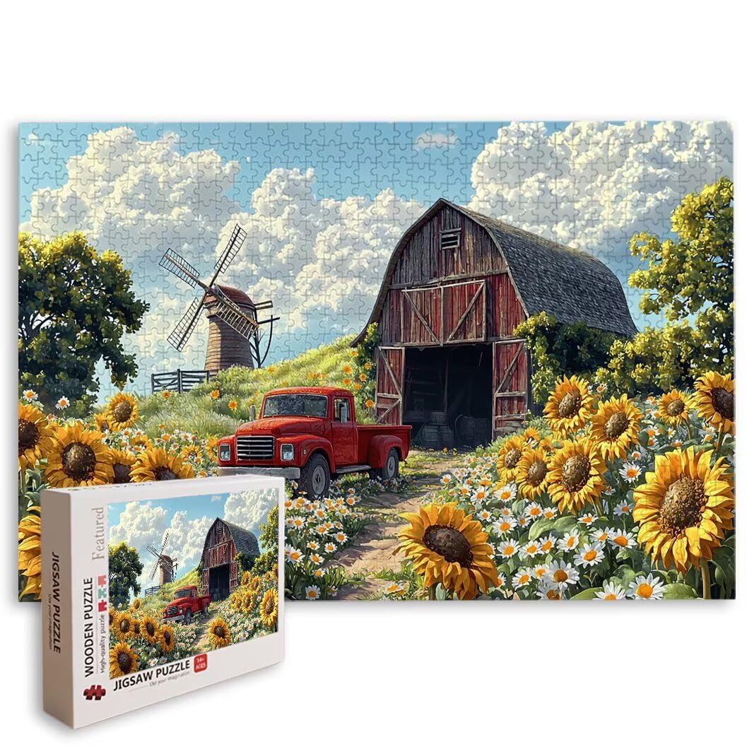 Puzzle Farm, Puzzle 5000 Pezzi Adulti per Decor, Regalo Donna/Uomo -8538