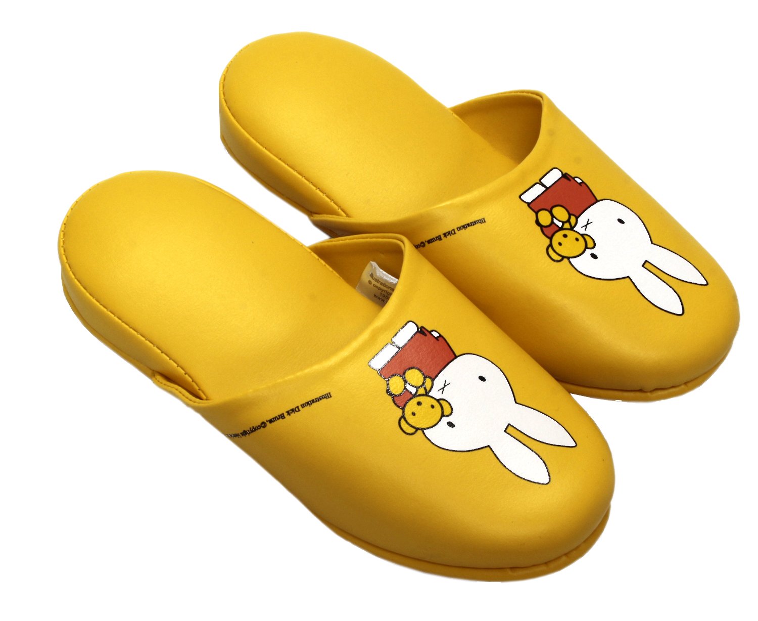 Amazon.co.jp: ミッフィー スリッパ 子供用 イエロー 19cm 7195
