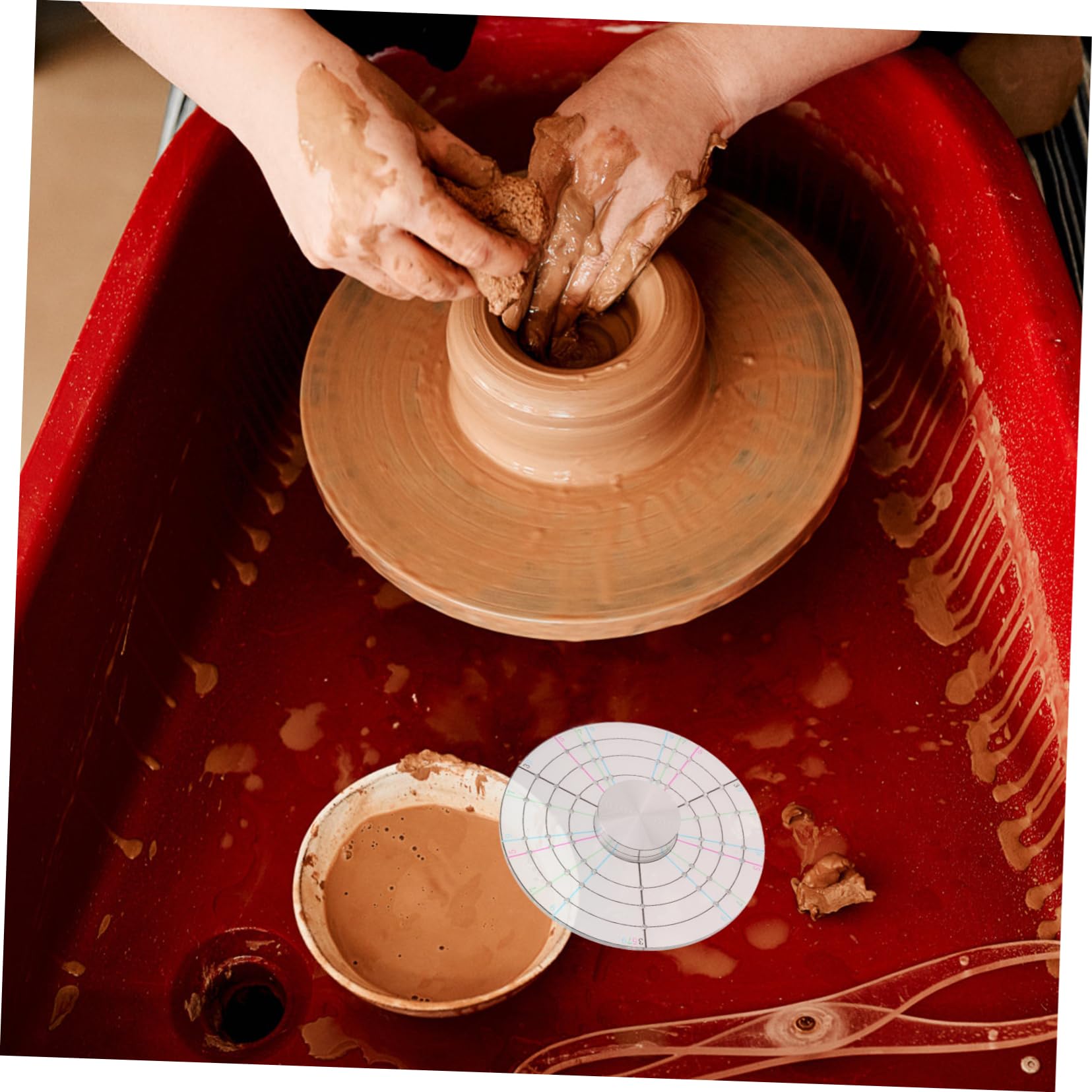 Afforstyle Keramik-Teiler Für Ton - 2 Größen (20cm & 26cm), Perfekt Für Töpferarbeiten