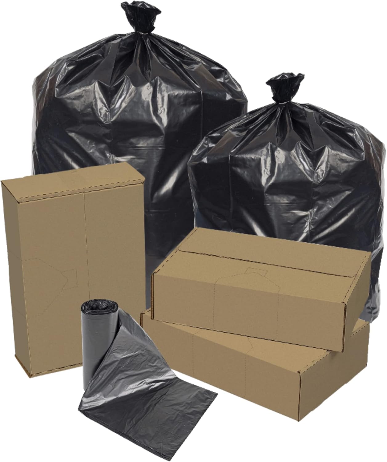 Repro Liners, 43" x 47", Black, Case Of 100