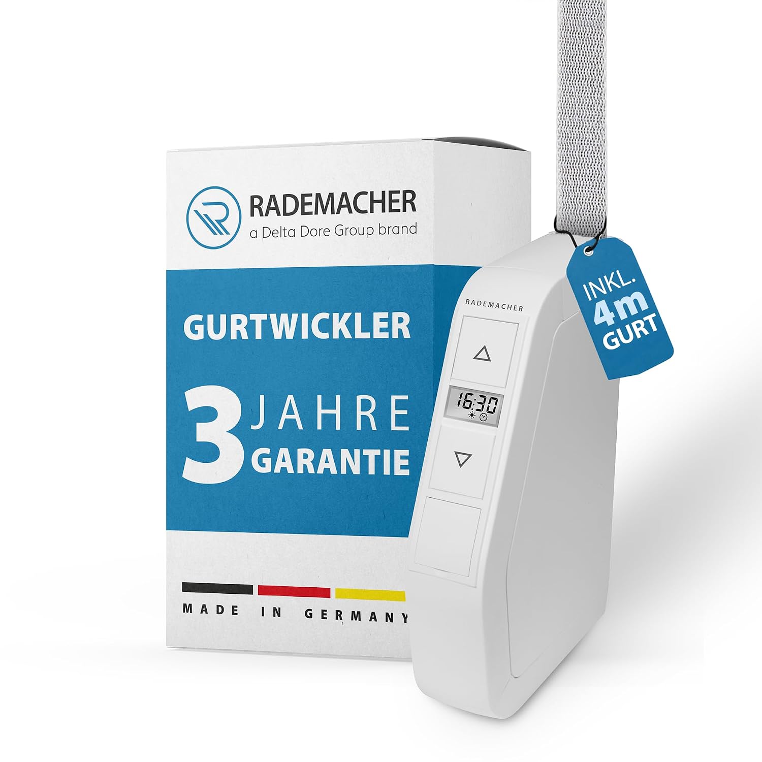 Ротаційна котушка Rademacher RolloTron Comfort 1500-UW, стрічка 4 м (23 мм) у комплекті