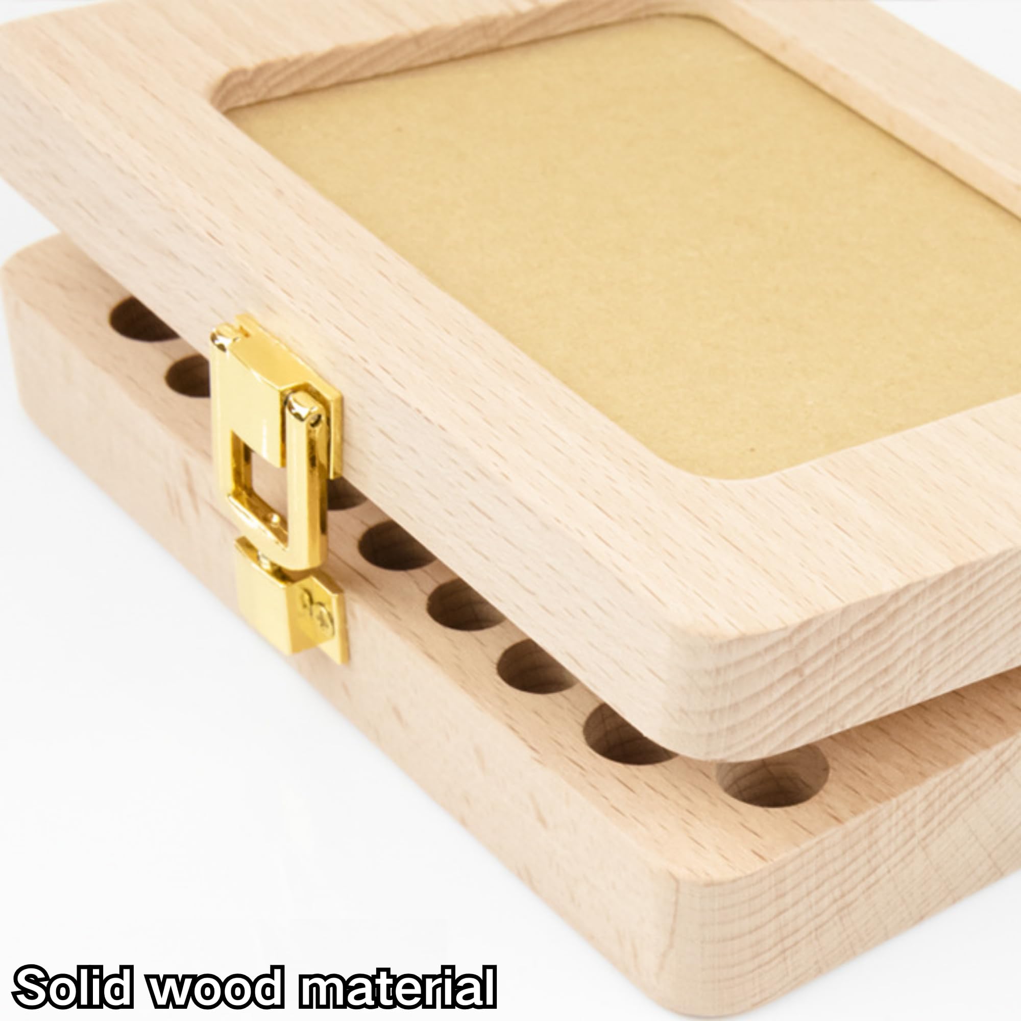 SUQ Baby Tooth Fairy Box Marco de Fotos, Caja de Almacenamiento de Dientes para Niños, Caja de Dientes de Leche para Hombres y Mujeres, Regalo de Nacimiento, Bautismo, Traje de Cumpleaños
