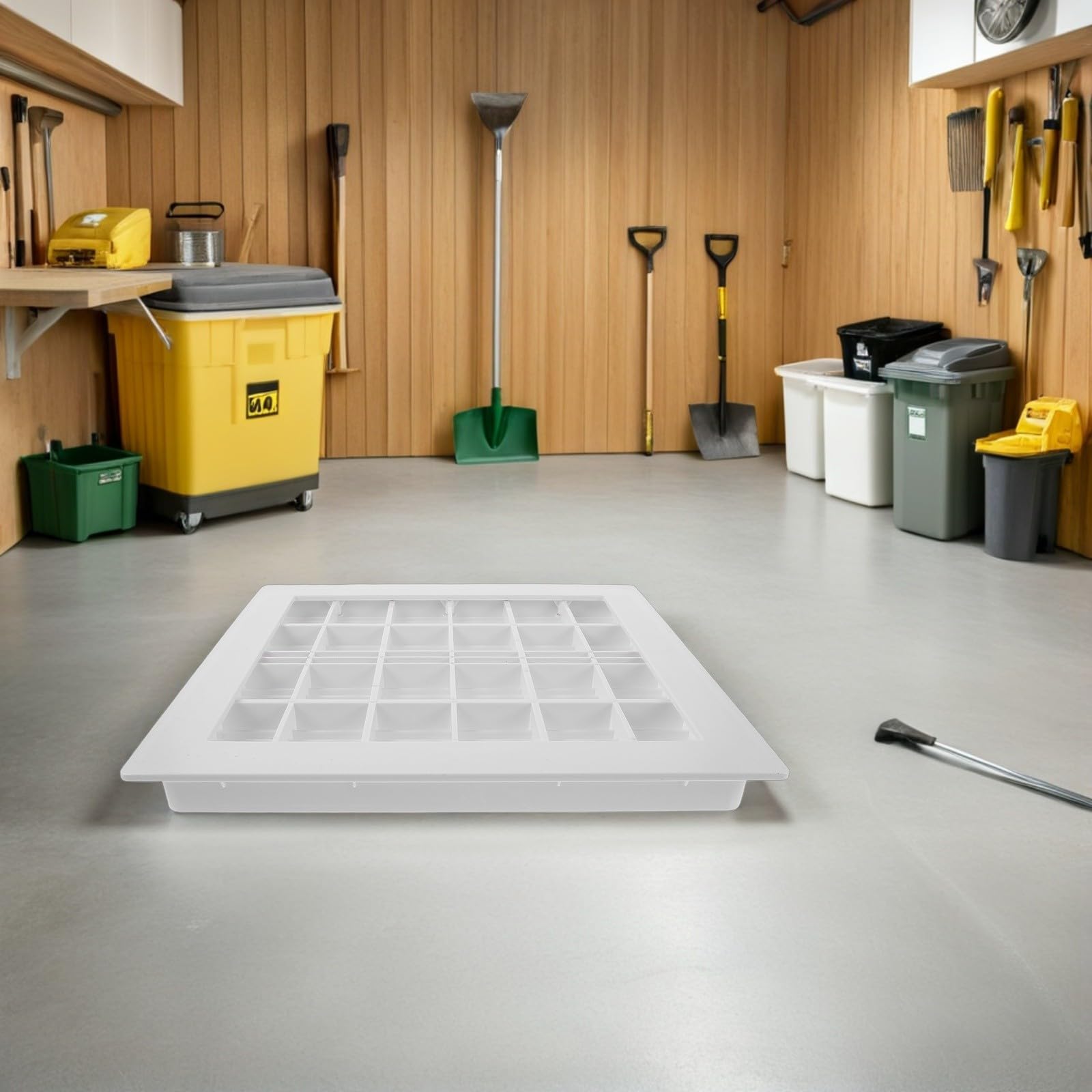 30x30 Tapa CM Desagüe de Principal Cuadrada ABS Blanco de Piscina