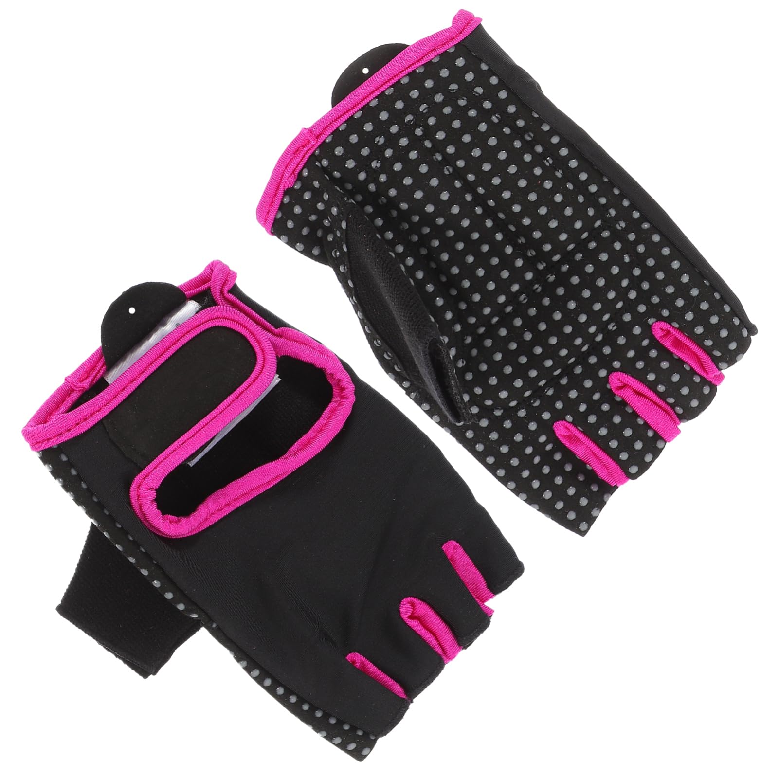 POPETPOP 3 Szt. Męskie Rękawiczki Turystyczne Rękawiczki Sportowe Do Jazdy Na Rowerze Outdoor Half Finger Fitness Joga Czarne