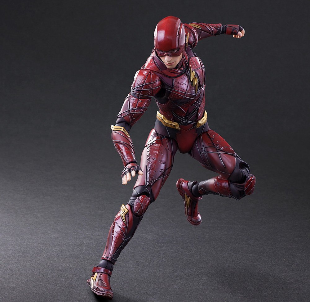 Amazon.co.jp: PLAY ARTS改 JUSTICE LEAGUE フラッシュ PVC製 塗装済み