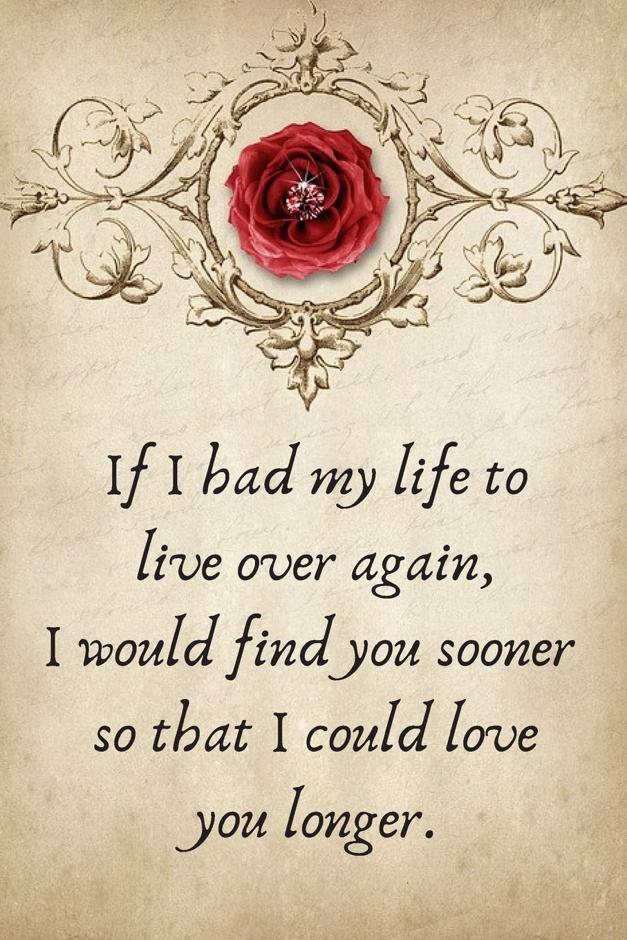 If I had my life to live over again, I would find you sooner: Valentines Day Anniversary Gift Ideas .- Lined Notebook Writing Journal