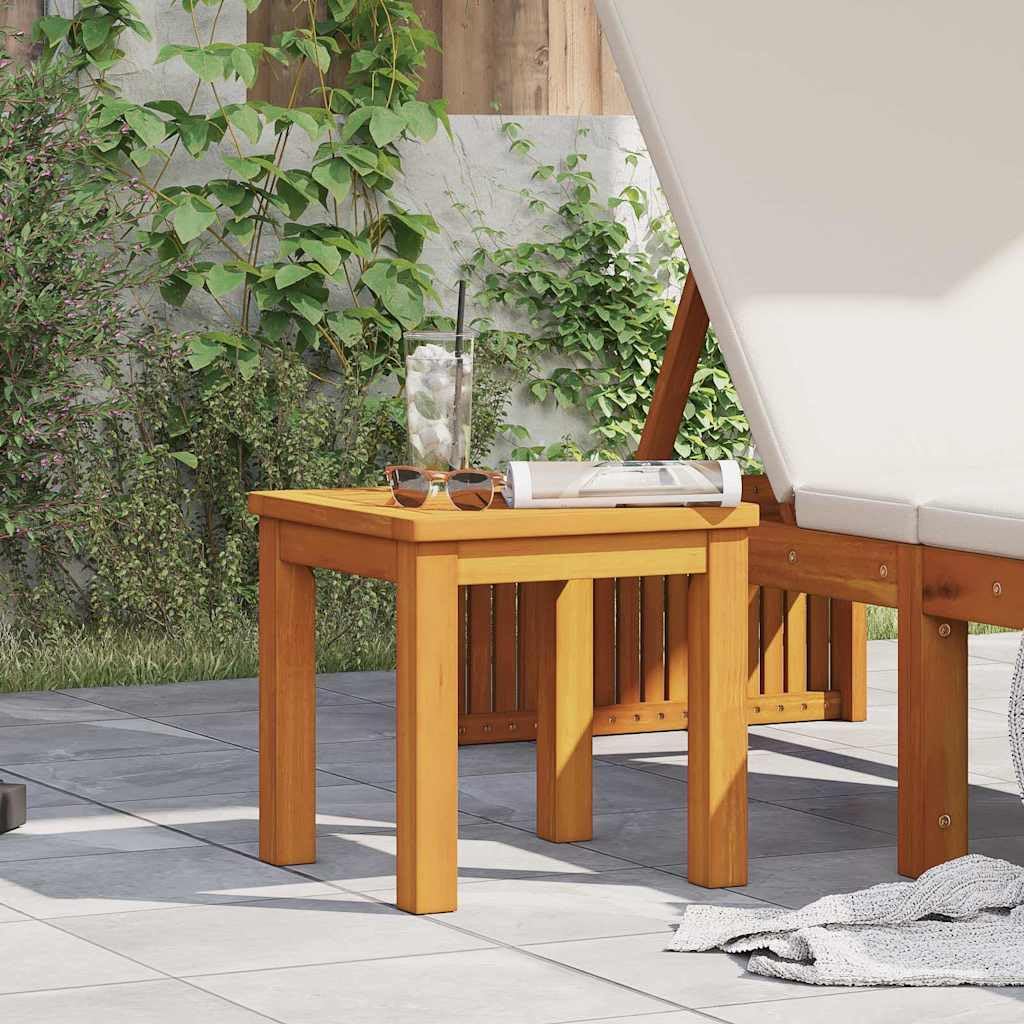 Mesa de madera maciza duradera e impermeable para terrazas selectas 1