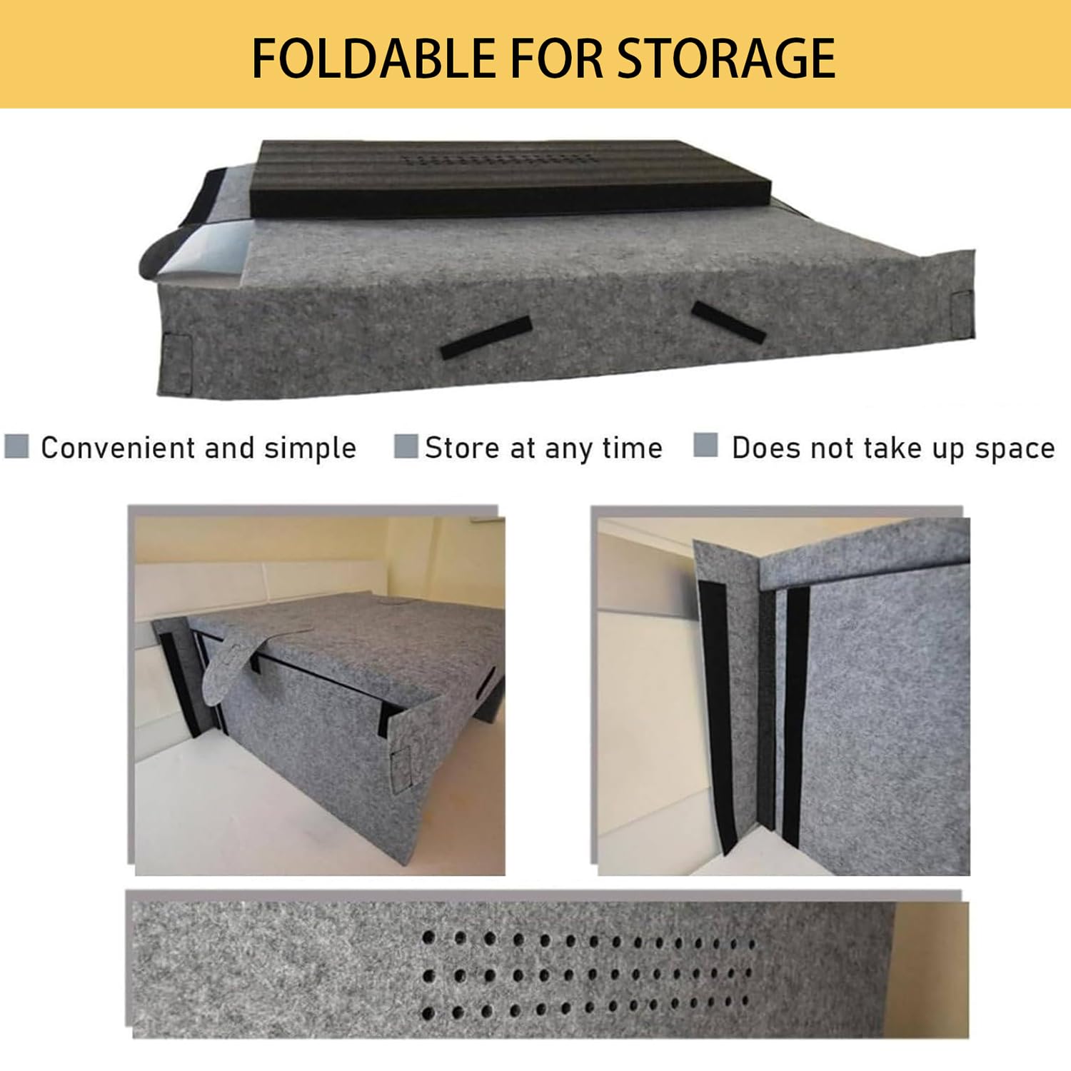 Tenda per dormire insonorizzata, in cotone isolante spesso 40 mm per ridurre la luce e il rumore, cabina ideale per dormire in sicurezza e alleviare lo stress, portatile e confortevole