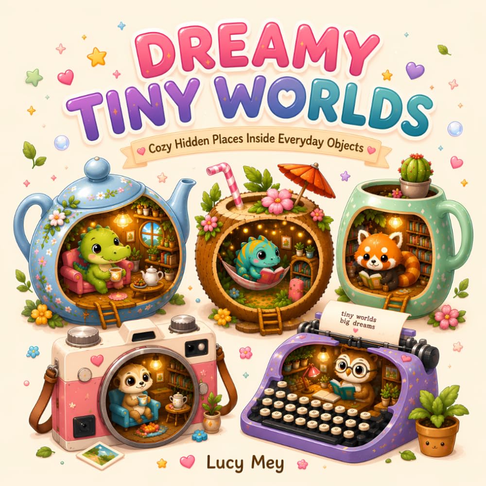 DREAMY TINY WORLDS: Cozy Hidden Places Inside Everyday Objects