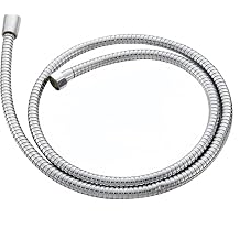 59" Shower Hose, Extra Long 304 Stainless Steel Handheld Shower Head Hose Extension/Replacement with Brass Insert and Nut, Flexible & Durable, Universal Shower Hose Replacement