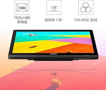 紺×赤 HUION 液タブ Kamvas GT-191V2 IPS液晶 19.5インチ - 通販 - www