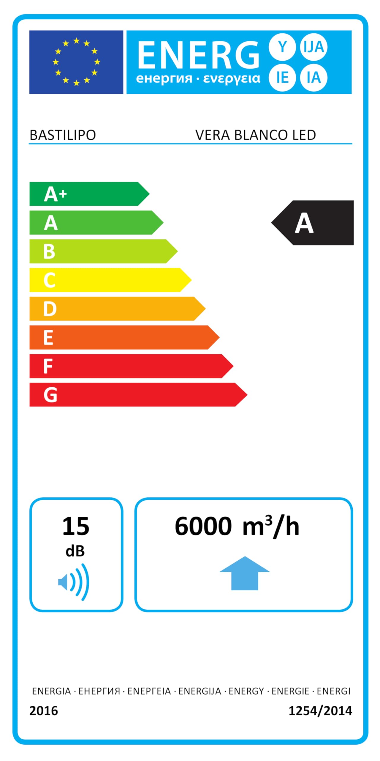Bastilipo 7920-Vera - Ventilatore da soffitto a LED con telecomando, IP54 Adatto per esterni.