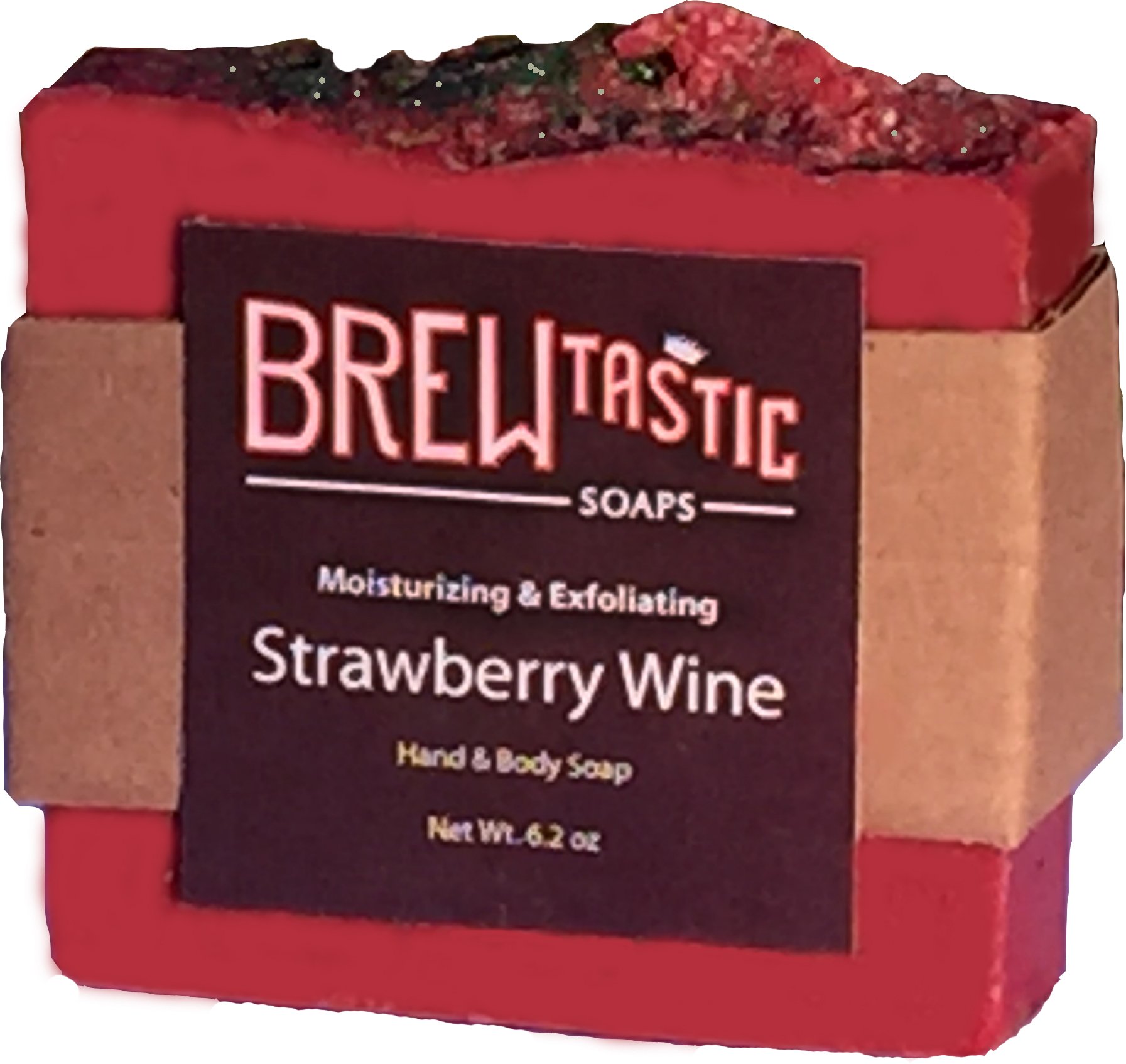 Brewtastic Soaps Wine Soap, Strawberry