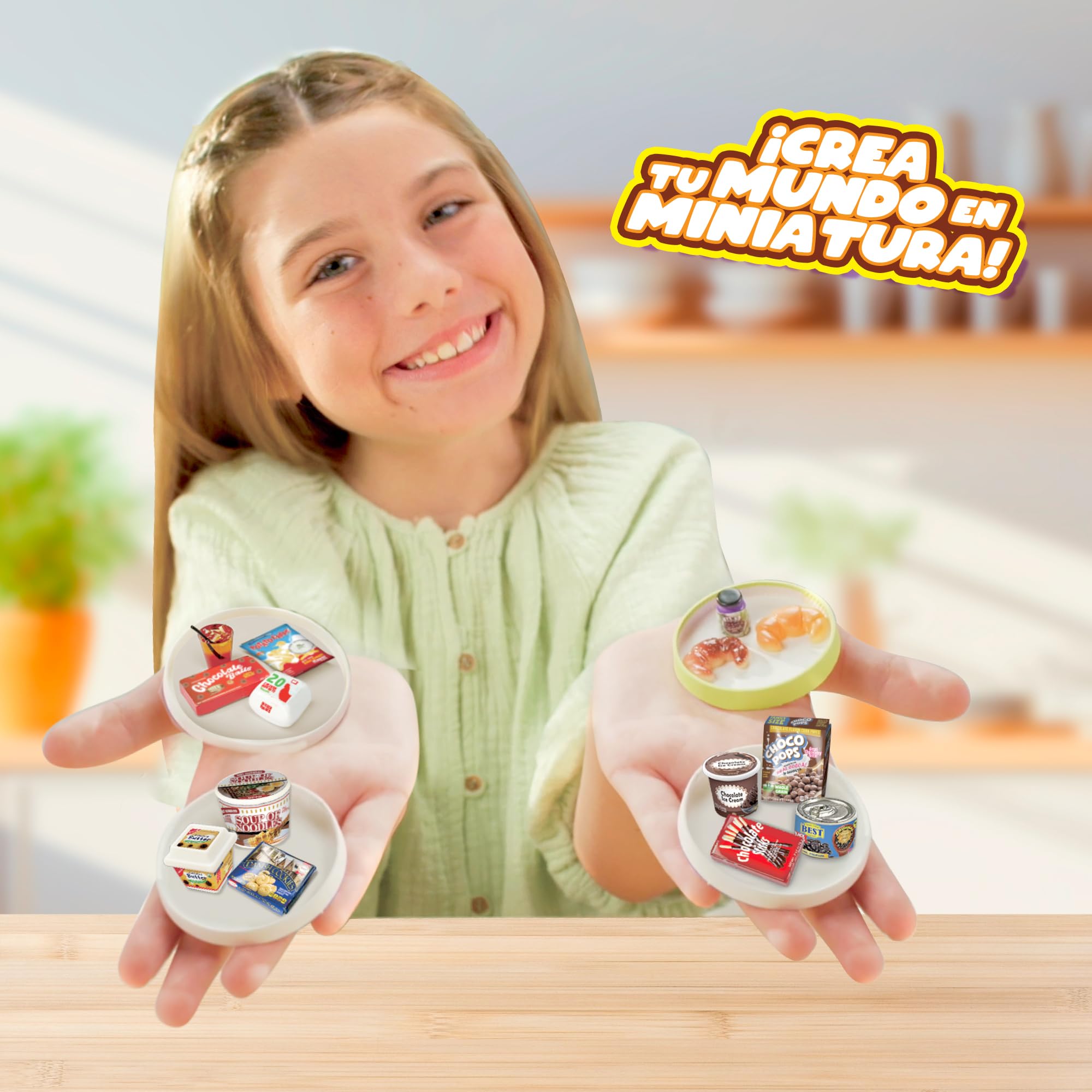 Bizak Mini World Kit Essenziale, Capsule Sorpresa con Mini Collezionismo, Cibo e Conserve, 72 Articoli per Giocare e Collezionare, Bambini e Ragazze +6 Anni (64509001)