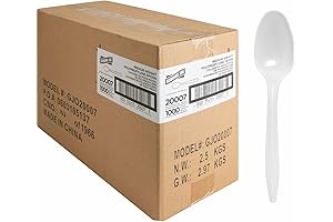 Genuine Joe Individually Wrapped Spoons for On-the-Go Convenience