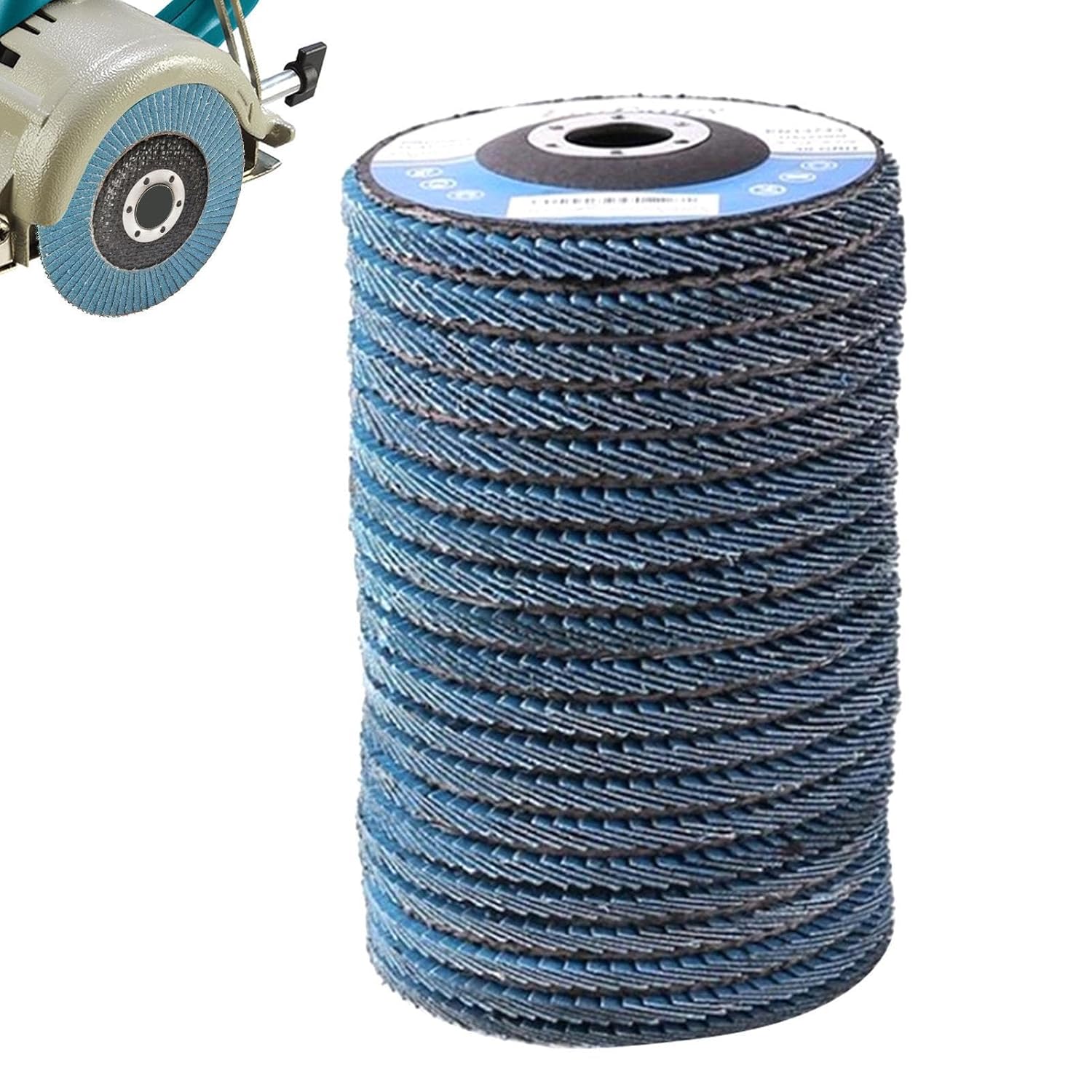 Flap Discs for Angle Grinder | Zirconia Flap Discs for Sanding - 40/60/80/120 Grit Grinding Wheels Blades Angle Grinder, High-Density and Industrial Grade