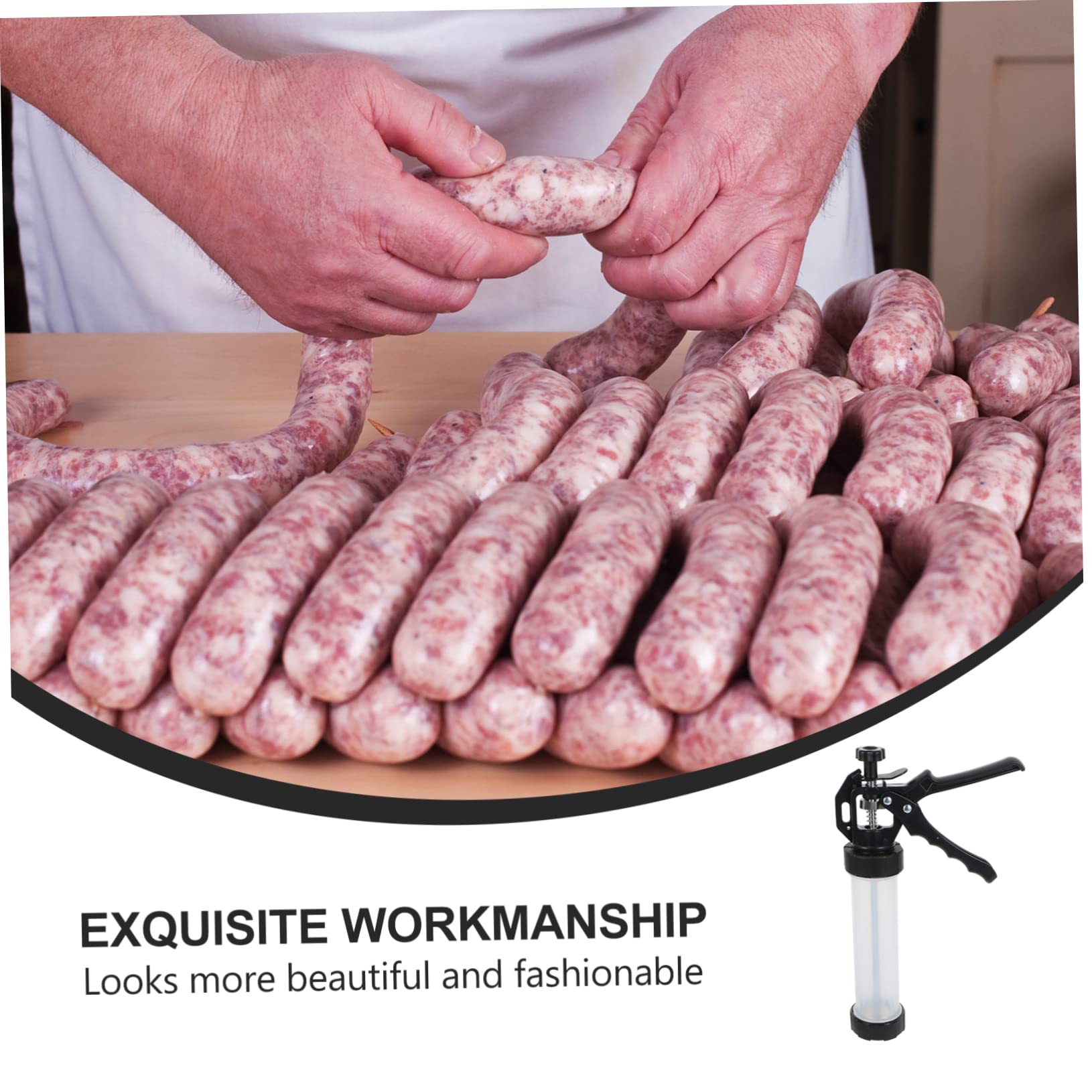 CIYODO Simple Sausage Making Funnel Easy to Clean Maintain and Handle Sausage Filler Tube Kit