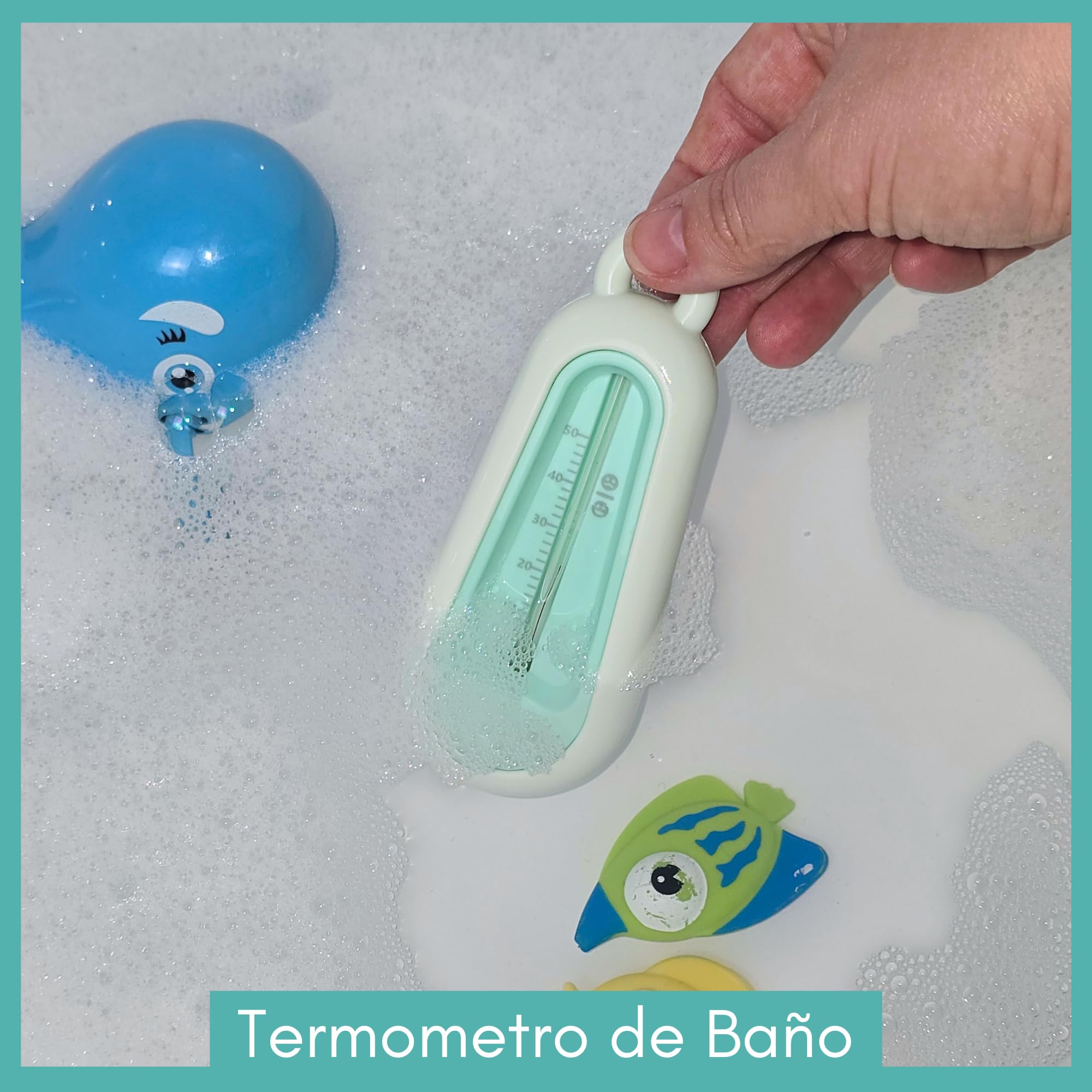 Set de soins pour bébé nouveau-né. Kit hygiène pour bébé complet avec coupe-ongles, citron, ciseaux, thermomètre, douche, seringue bébé, brosse, peigne et sacamoc. Trousse de voyage pour