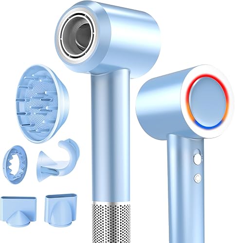 Secador de pelo, secadora de alta velocidad, secador de pelo de cuidado iónico negativo de 110000 rpm, secador de pelo para secado rápido, bajo