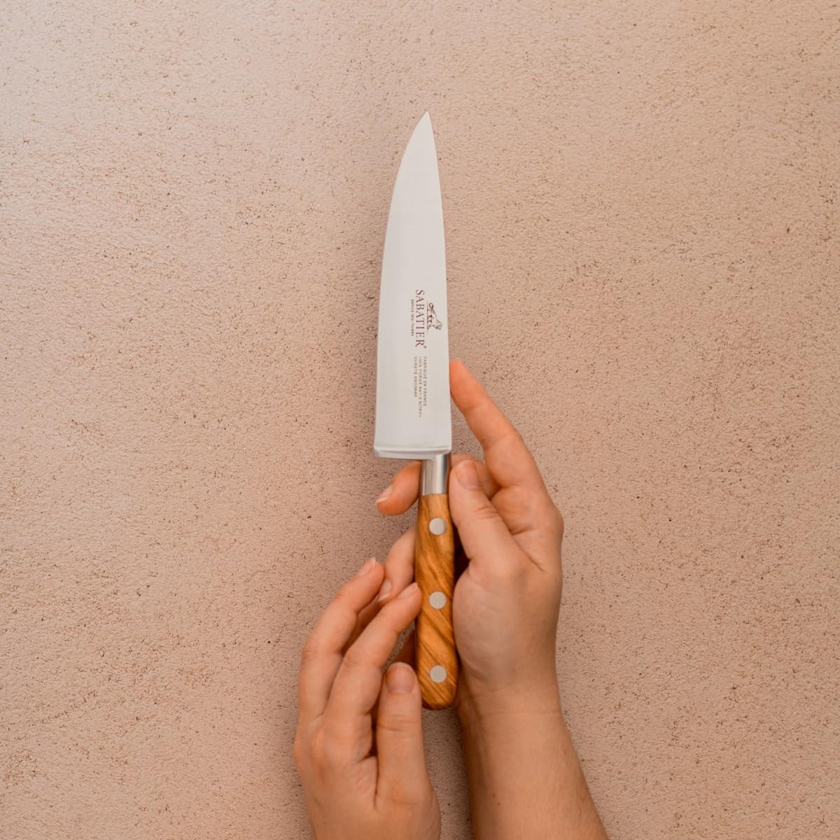 Lion Sabatier 831585 Provençao Couteau de Cuisine 15 cm, Argent