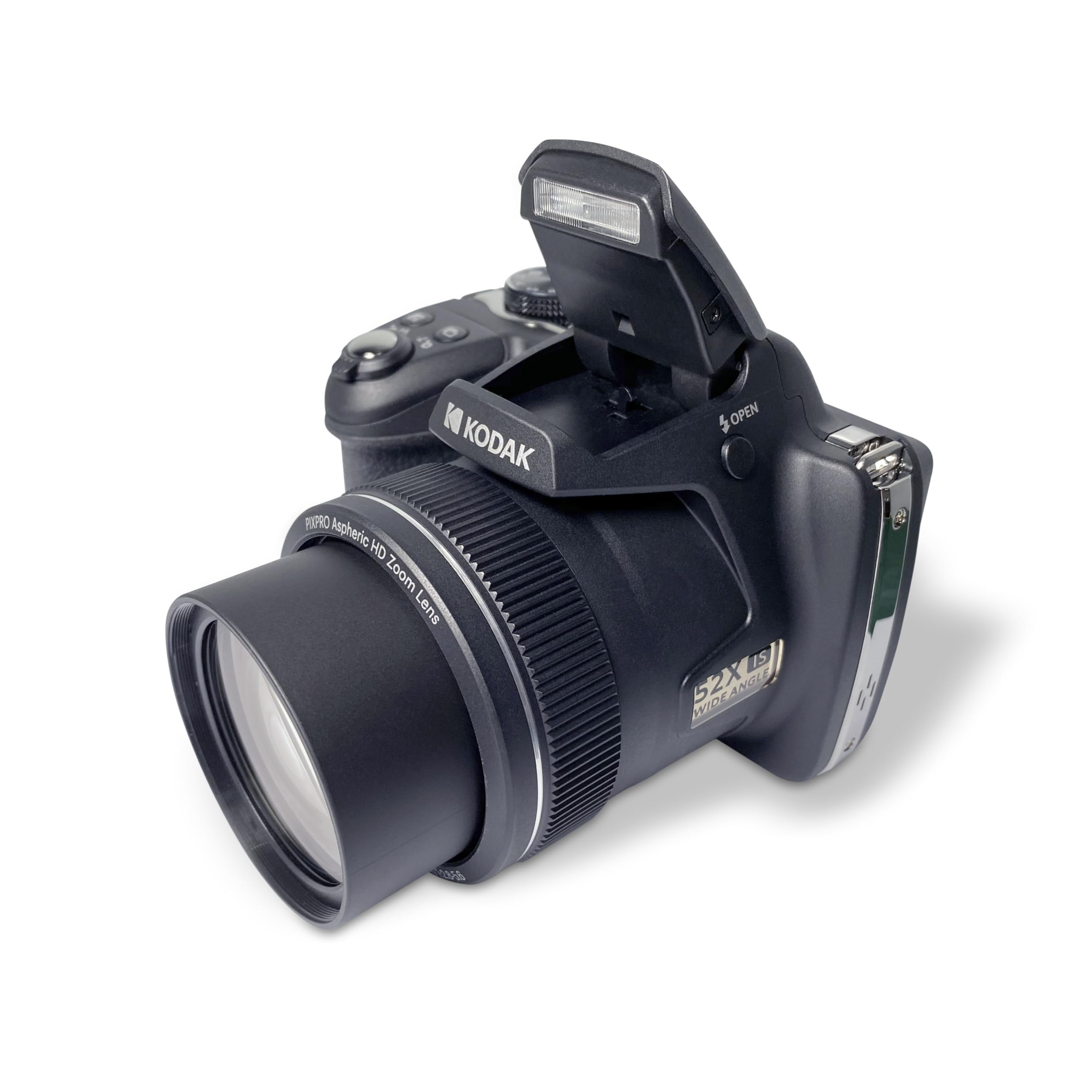 KODAK Pixpro Astro Zoom AZ528 - Cámara Digital Bridge, Zoom X52, Gran Angular de 24 mm, 16 megapíxeles CMOS, LCD 3", Wi-FI, ráfaga de 6 i/s, Control inalámbrico