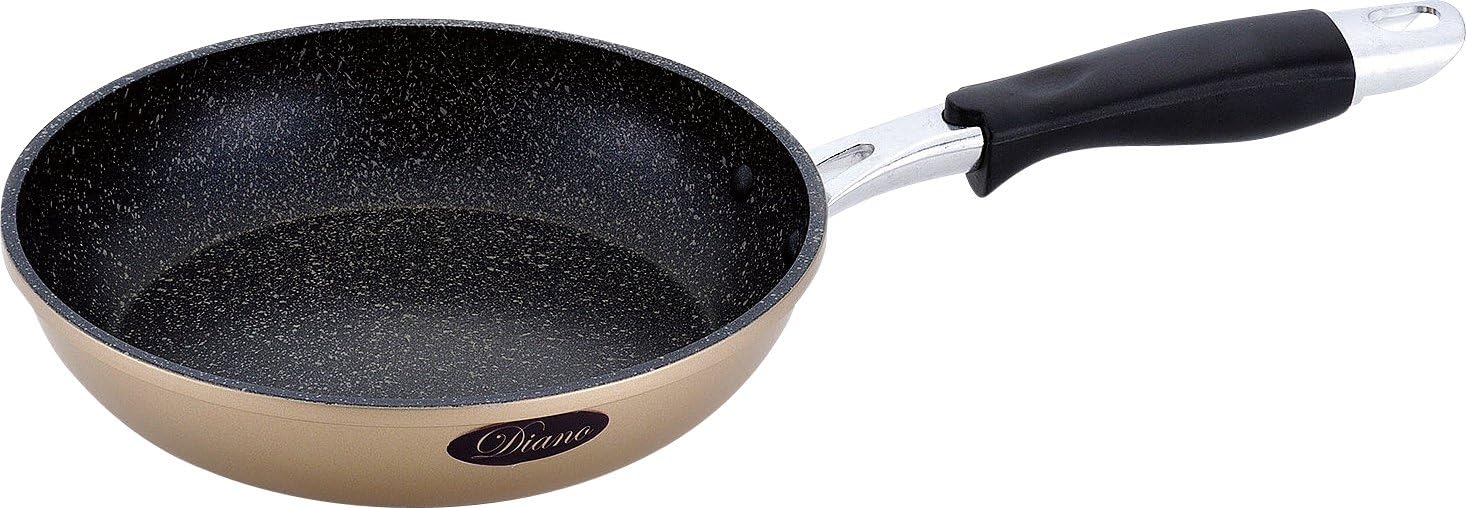 Wahei Freiz Diano DM-9321 Frying Pan, 7.9 inches (20 cm), Induction Compatible, Gas, Small, Mini, Fried Egg Omelet, PFOA Free, Fluororesin Processing