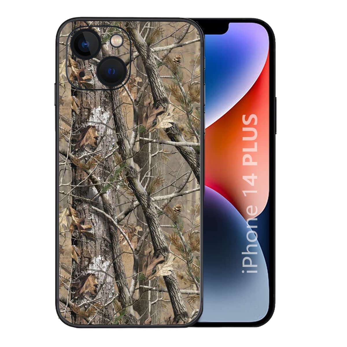 Photo 1 of 2 SETS - UMIKY Compatible with iPhone 14 Plus Camo Case, Leaf Green Camo Camouflage Hunter Hunting Case for iPhone Men Boys Women,Soft Silicone Cool Case for iPhone 14 Plus Camo Camo For iPhone 14 Plus 6.7 inch; AND, Compatible with iPhone 14 Plus Christm