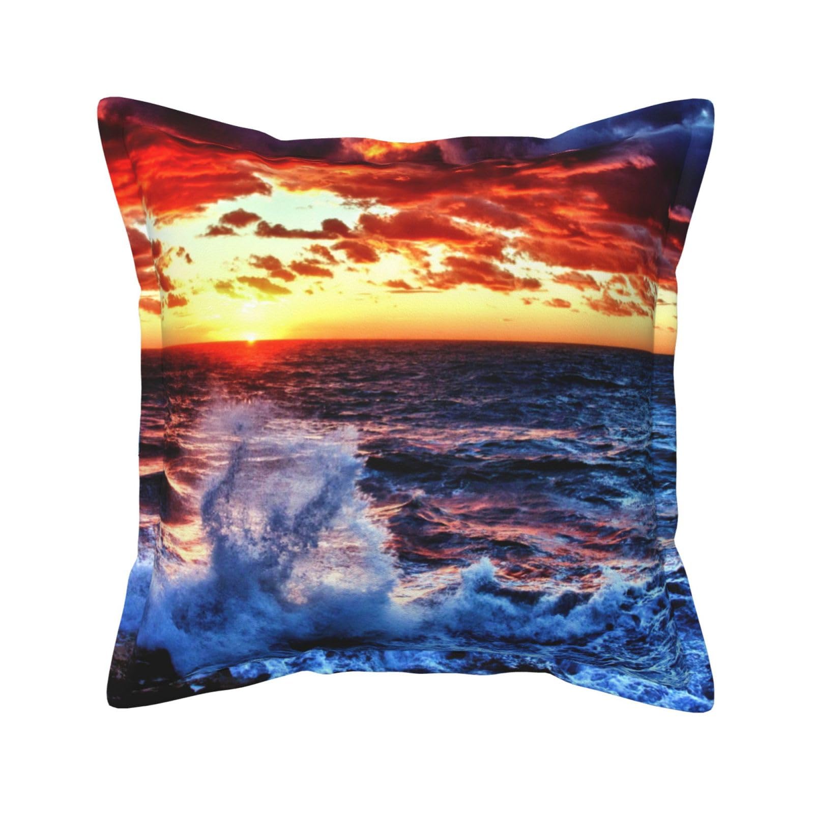 Housse de coussin extérieur rustique cuir jet de mer soleil canapé lit