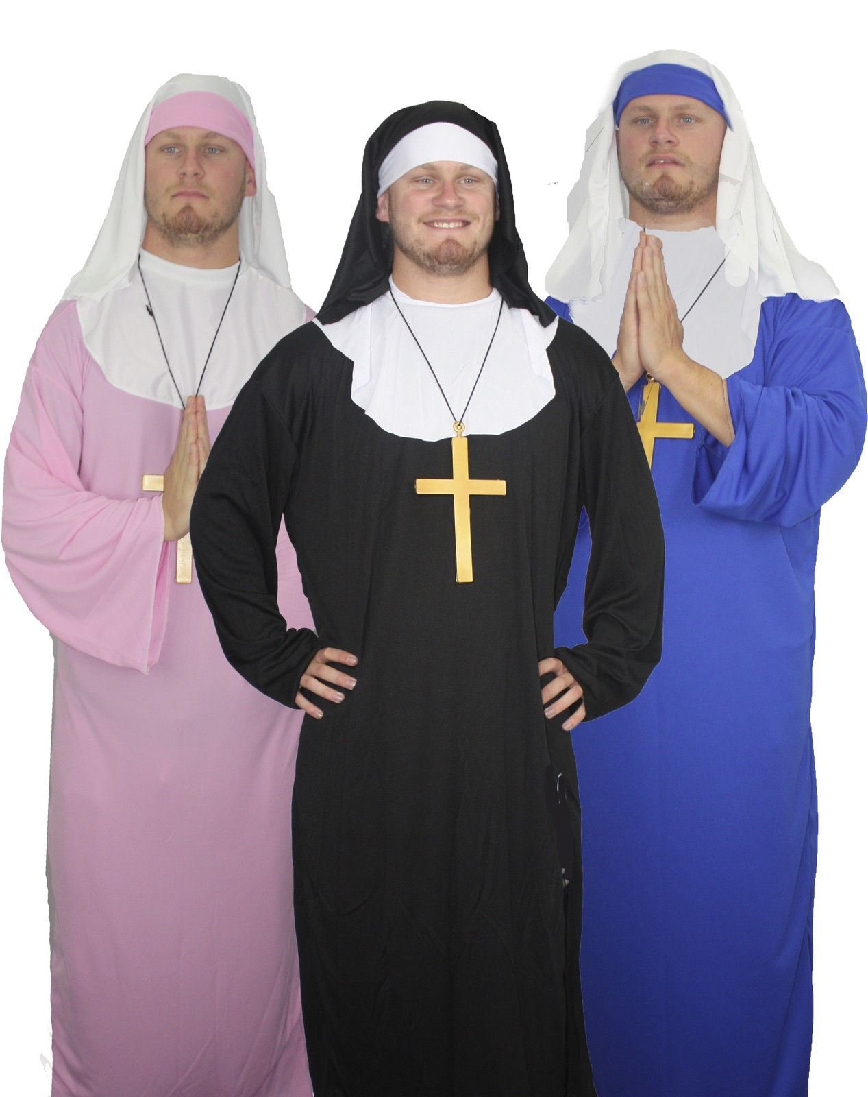 Adults Male Nun Stag Night Fancy Dress Nuns On Run Desertcart