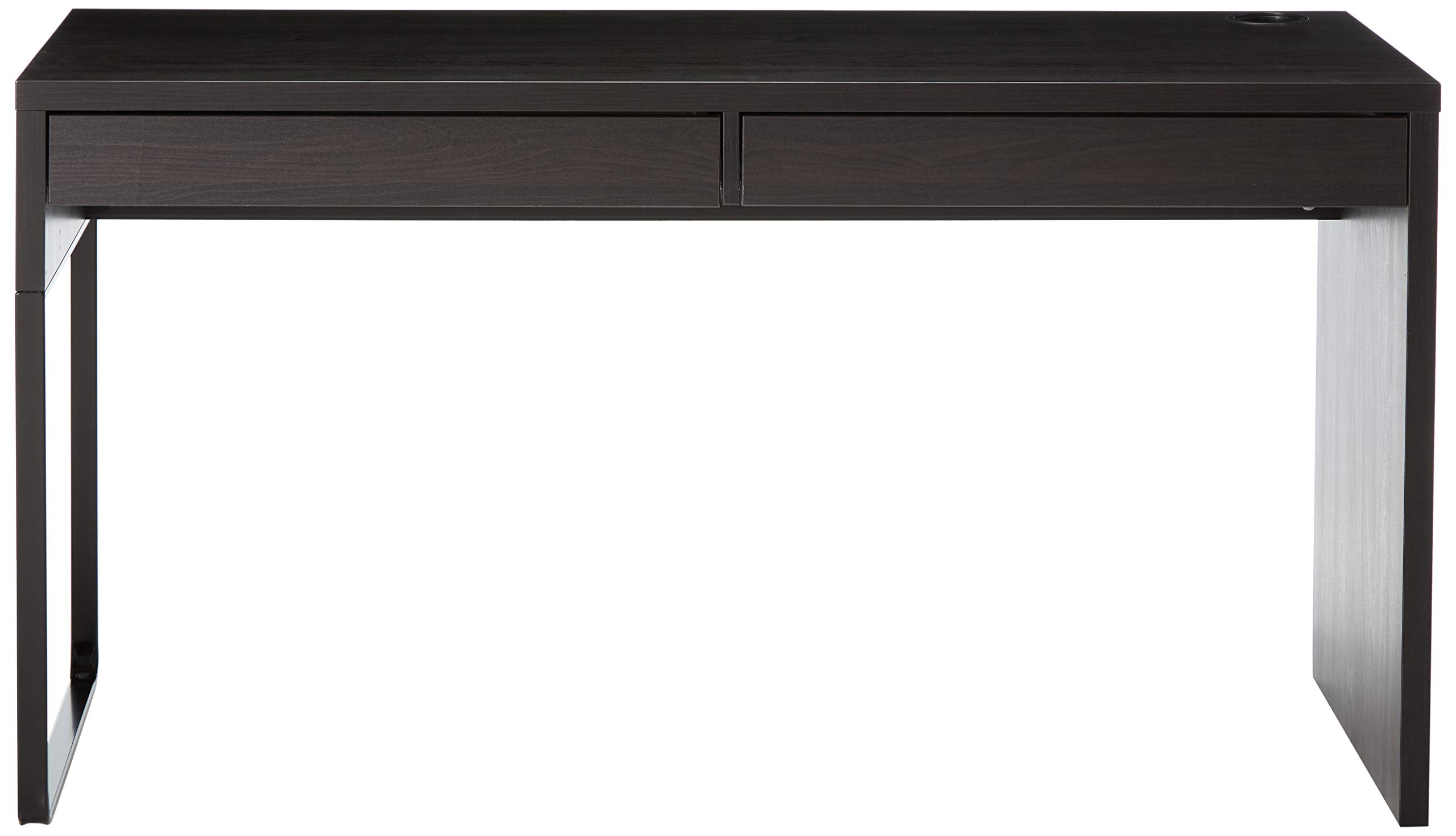IKEA MICKE scrivania marrone-nero (142x50x75 cm)