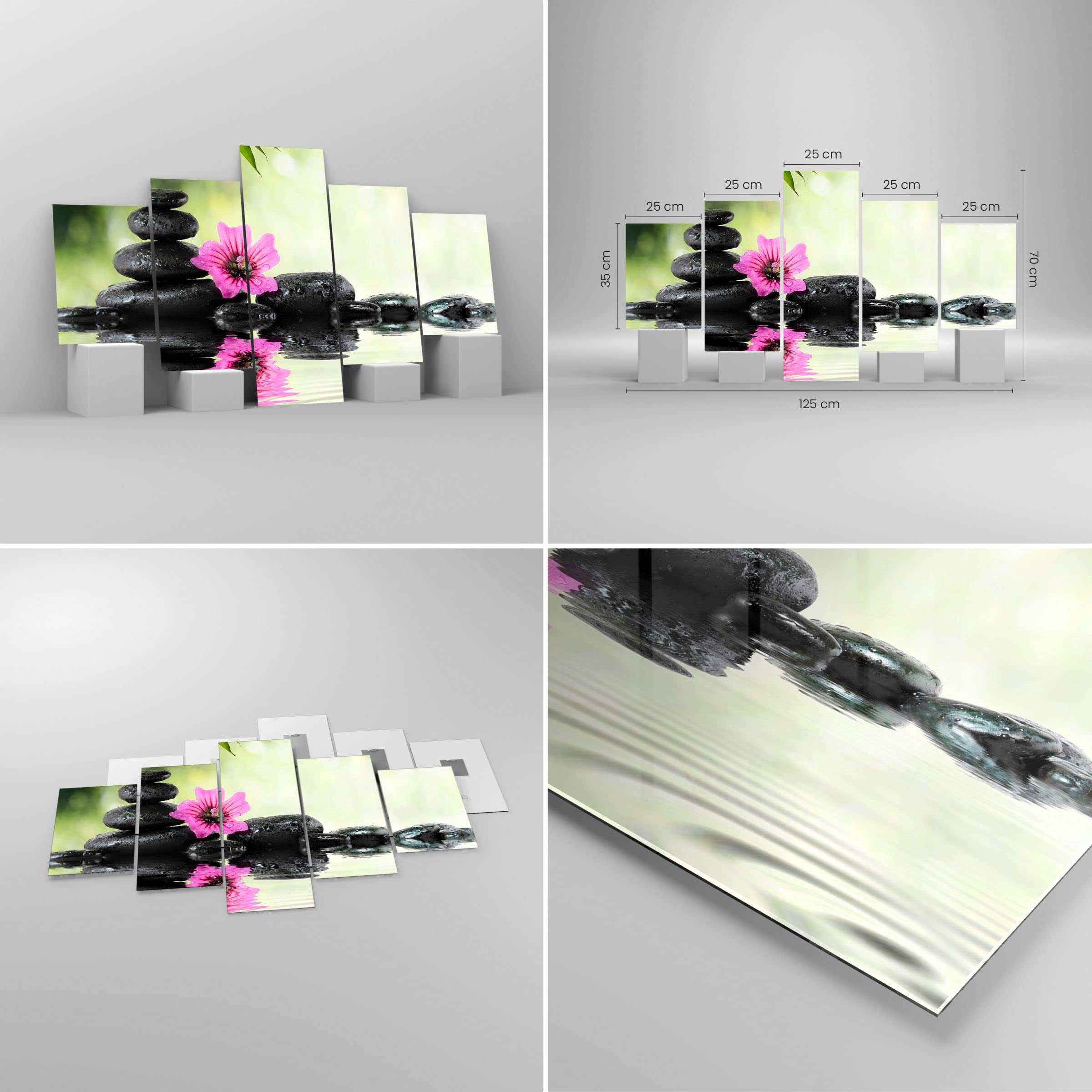 Tableau Décoratif Impression Sur Verre 120x50 Cm - Thème Asie Japon, Style Moderne