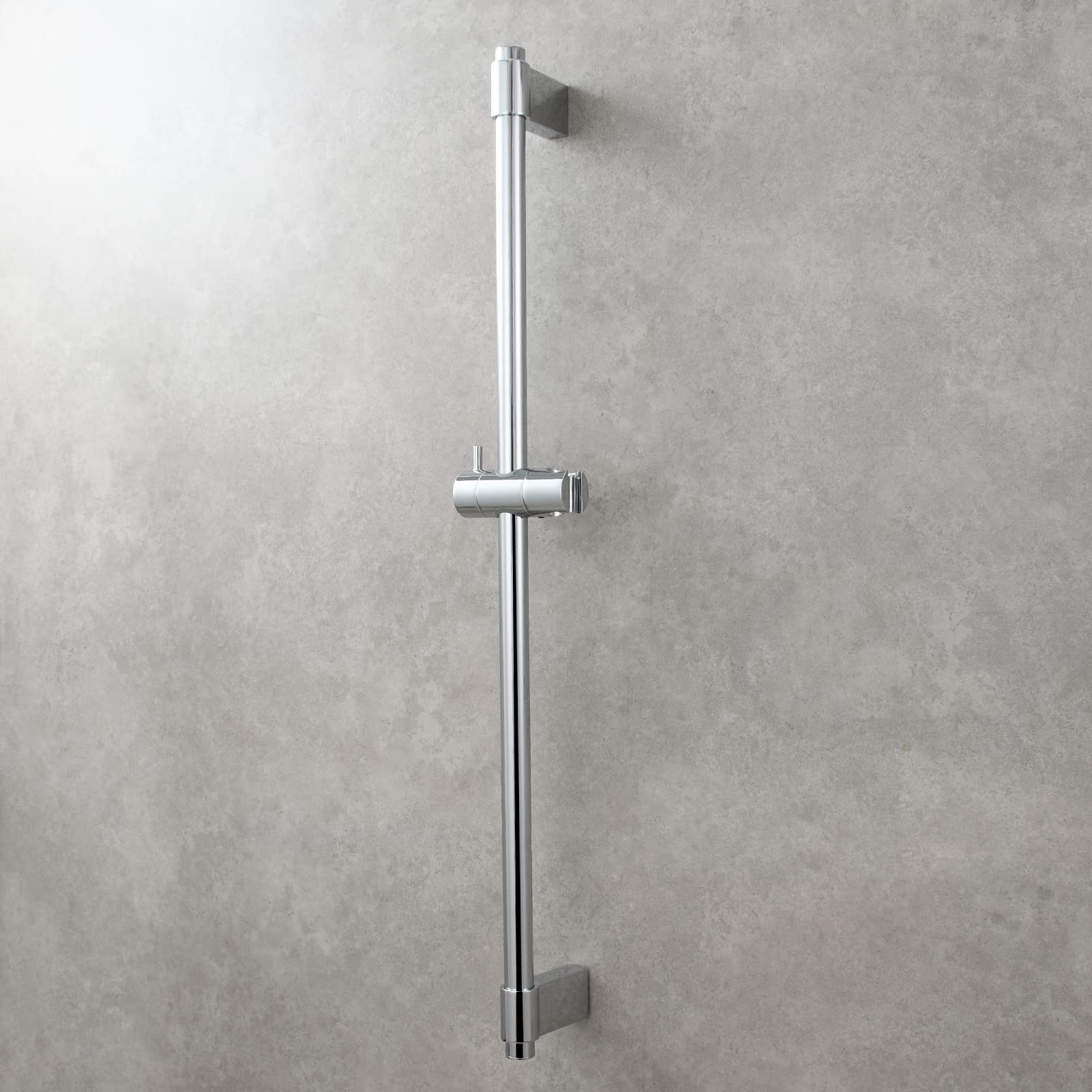 Tecmolog Asta Doccia Acciaio Inox 75 cm Saliscendi Doccia Regolabile per Bagno, Cromo, BC4043-35