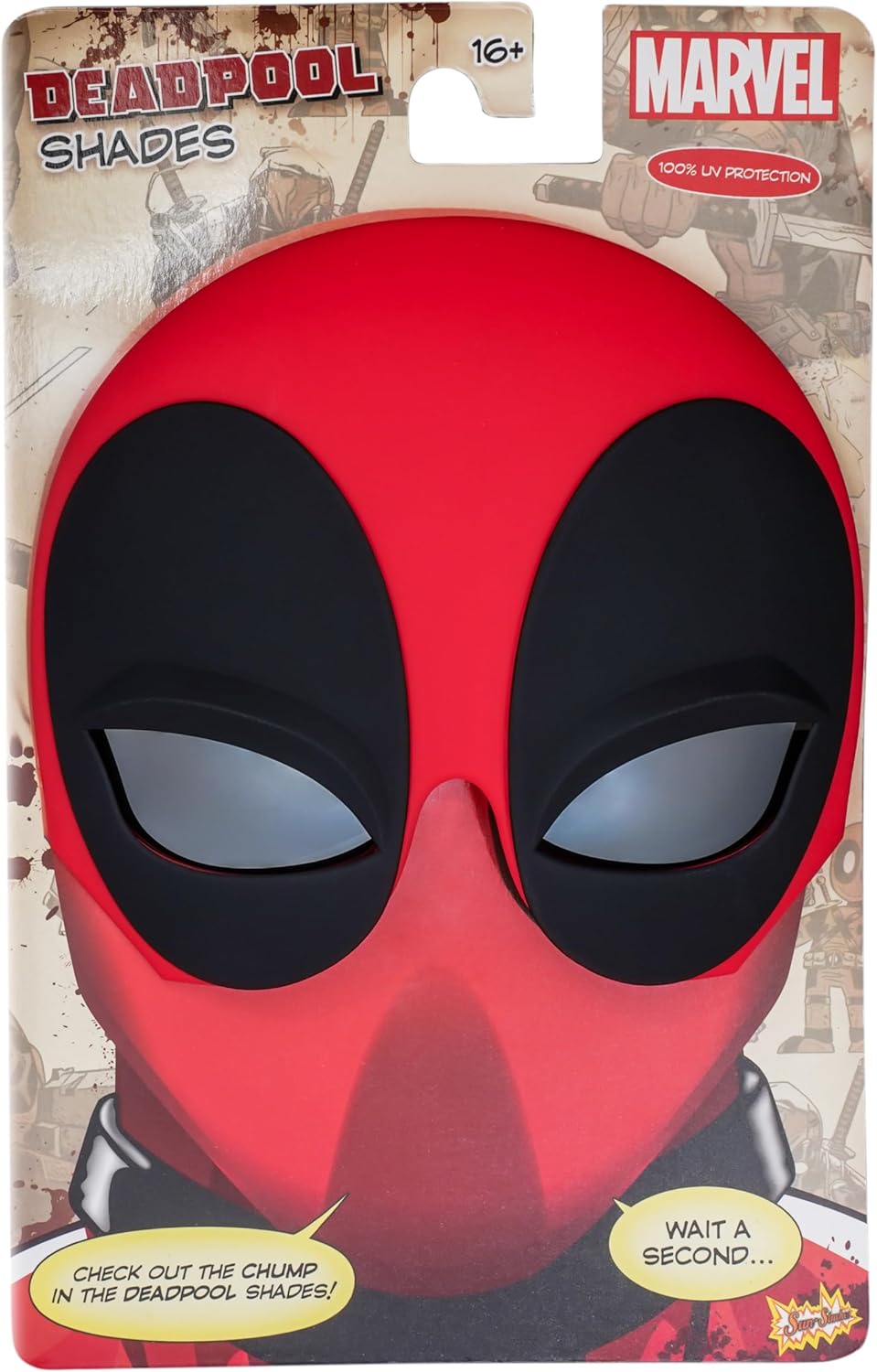 Sun-Staches Marvel Official Deadpool or Wolverine Sunglasses | Costume Accessory | Cosplay Shades | One Size Fits Most - Image 6