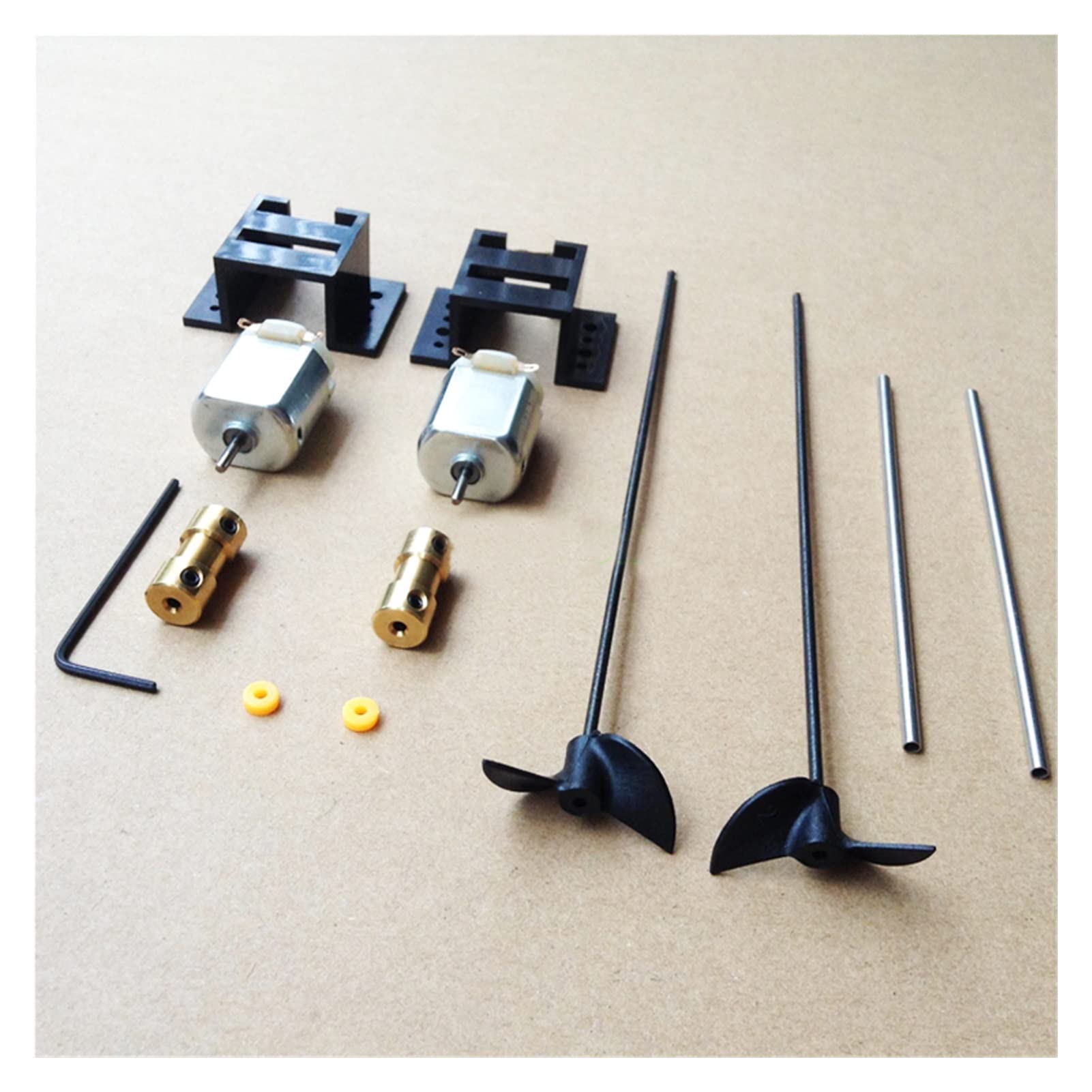 Buy Mainaisi 1pair Double Motors RC Boat Drive Set 130 Motor+Motor Seat