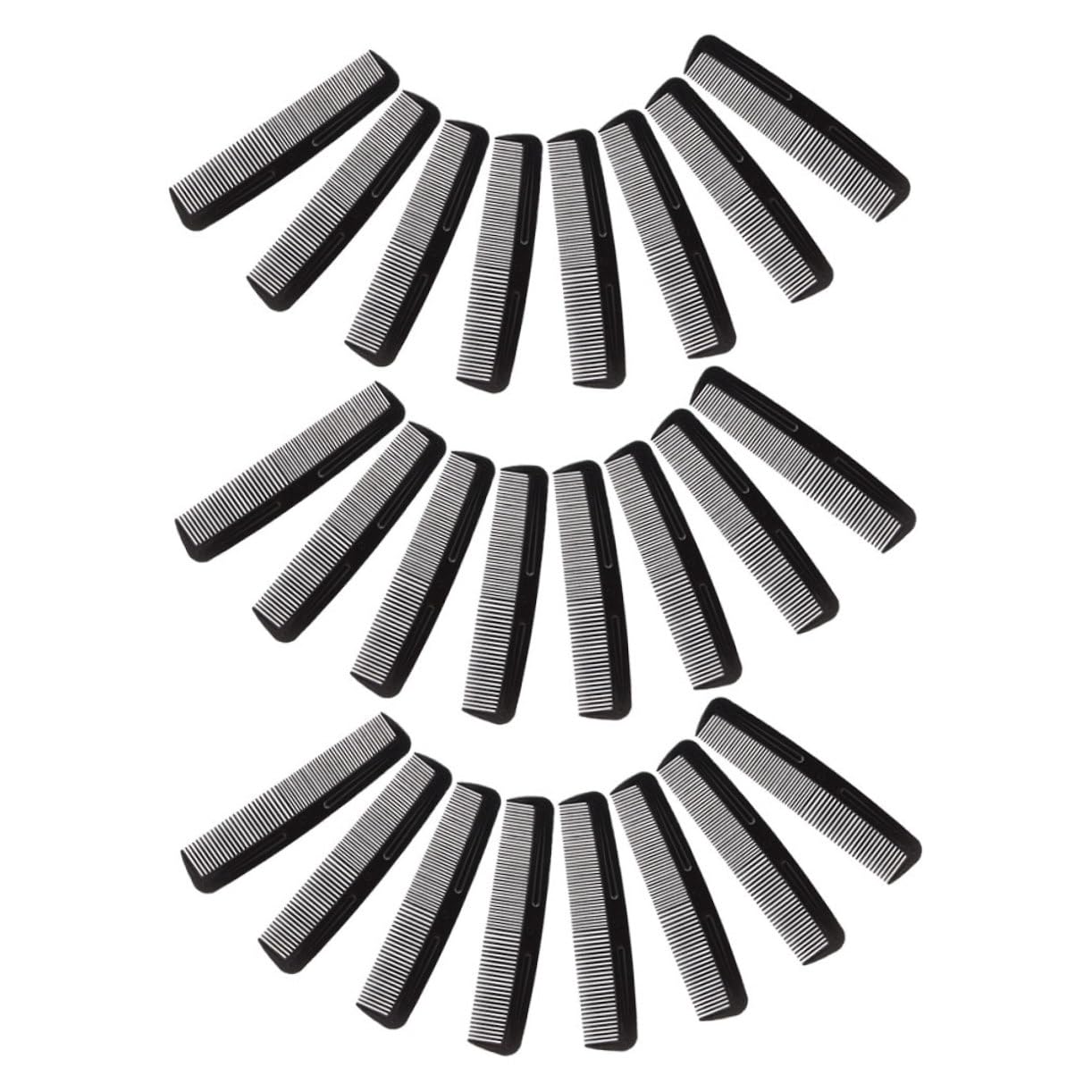 FOMIYES 200pezzi Pettine per Capelli Denti Fini e Larghi Portatile e Leggero per Viaggi e Uso per Uomo e Donna per Parrucchiere e Styling