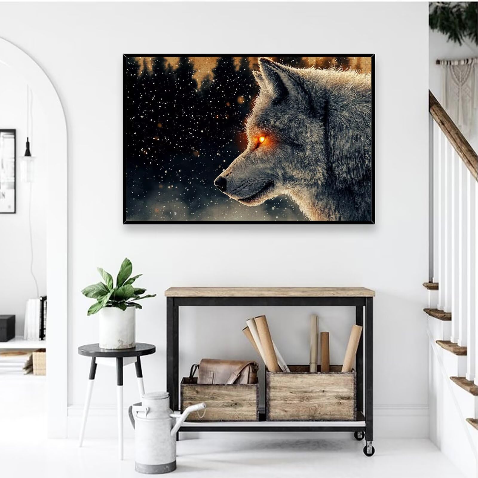 Puzzle 4000 Pezzi per Adulti, Puzzle Lupo4000 Pezzi Arte per Adulti e Ragazzi, Misura: 140x87 cm, Puzzles Animale in Legno Impegnativi, Puzzles per Idea Regalo Donna e Uomo, Decorazioni Casa, -3250
